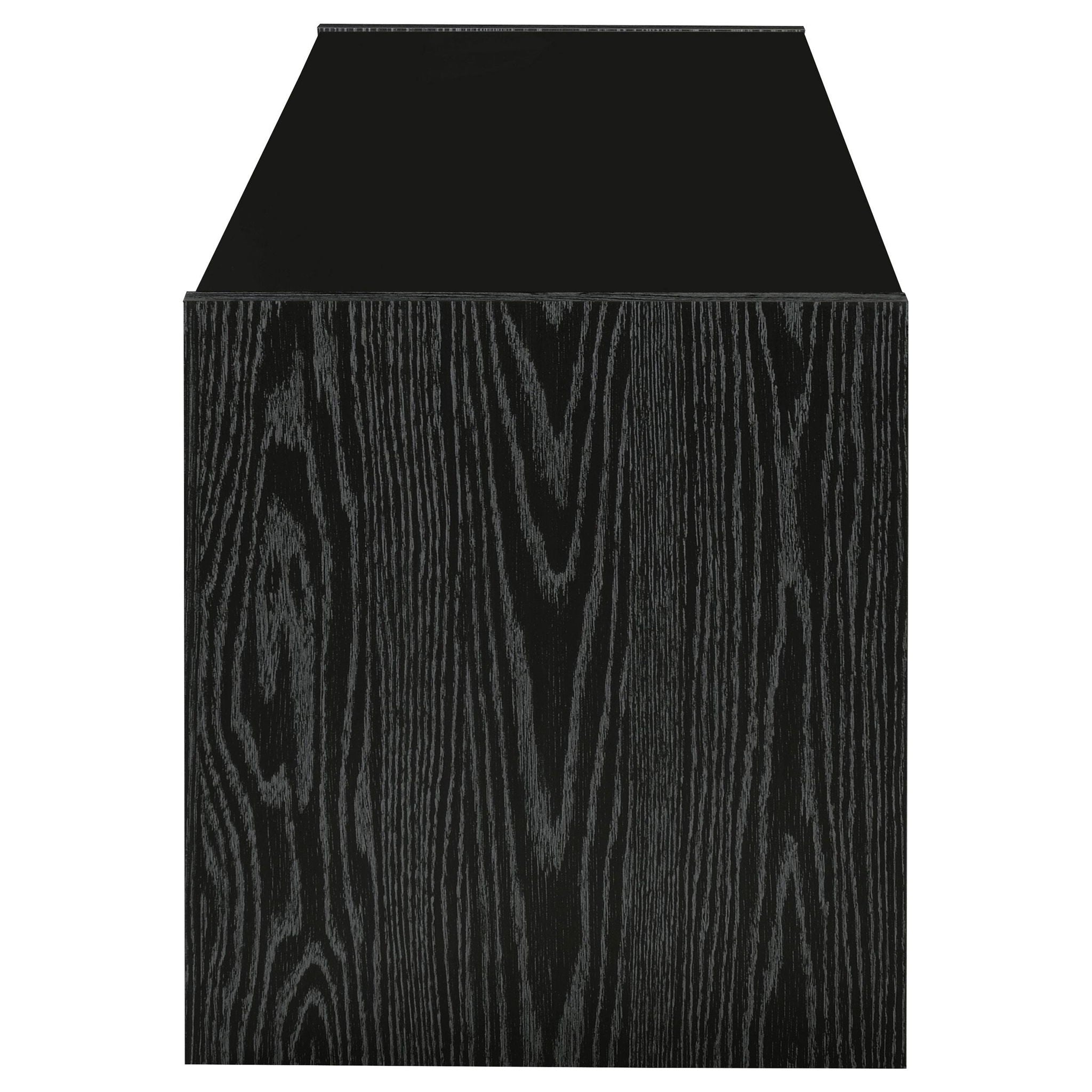 Alton 3-drawer Engineered Wood 61-inch TV Stand Black Oak