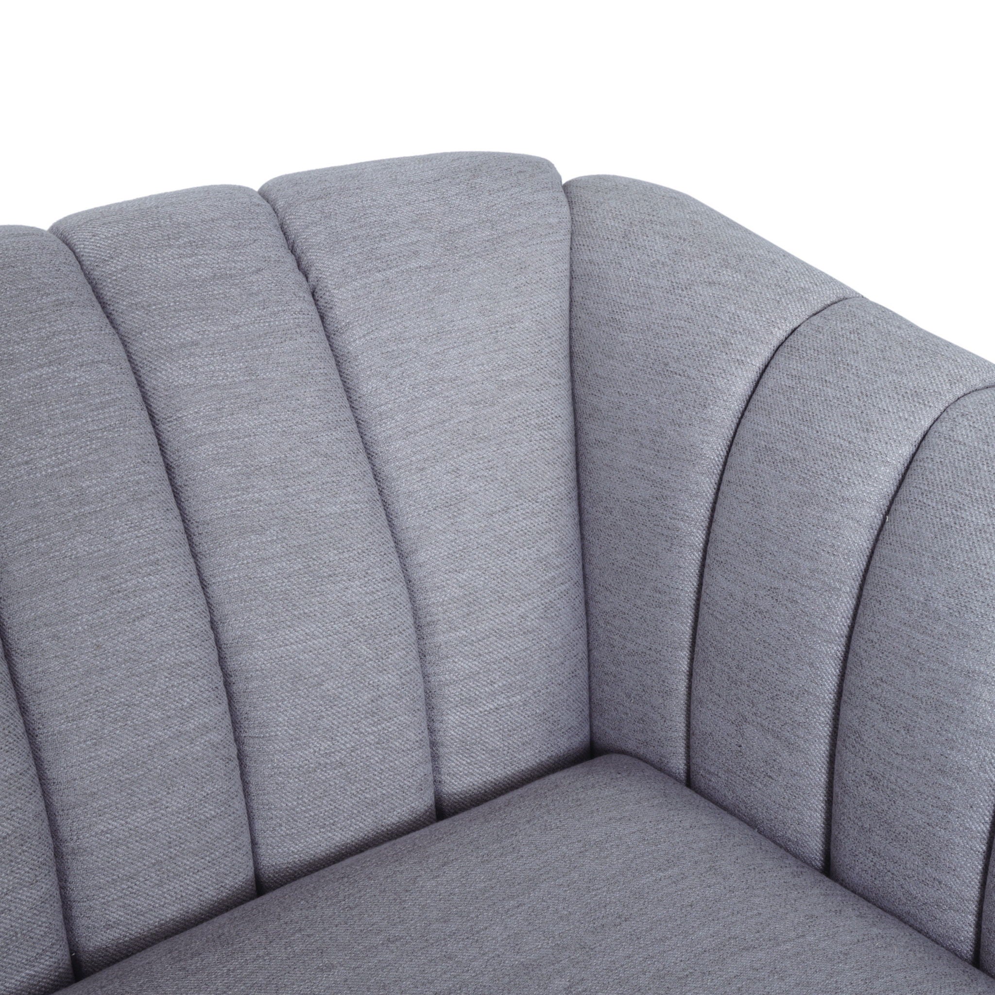 Contemporary 3 Seater Sofa With Plush Accents