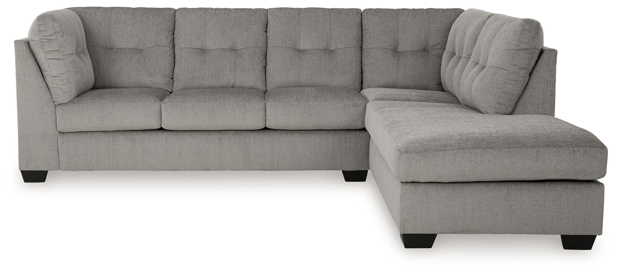 Lanelly - 2-Piece Sectional With Raf Corner Chaise - Alloy
