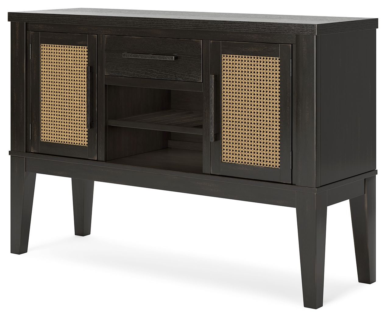 Signature Design by Ashley® Galliden - Black - Dining Room Server | Meri Furniture