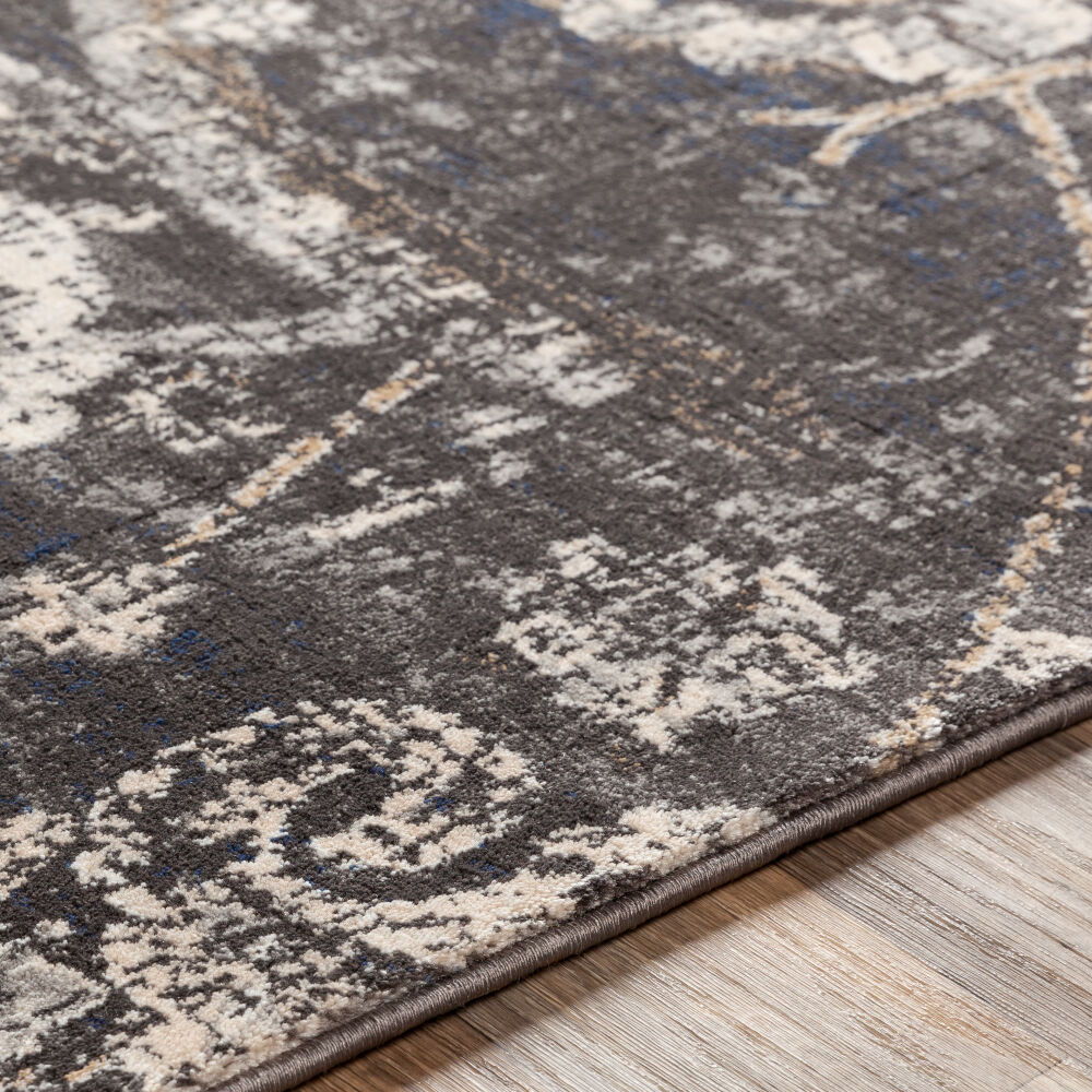 Indigo Machine Woven Rug
