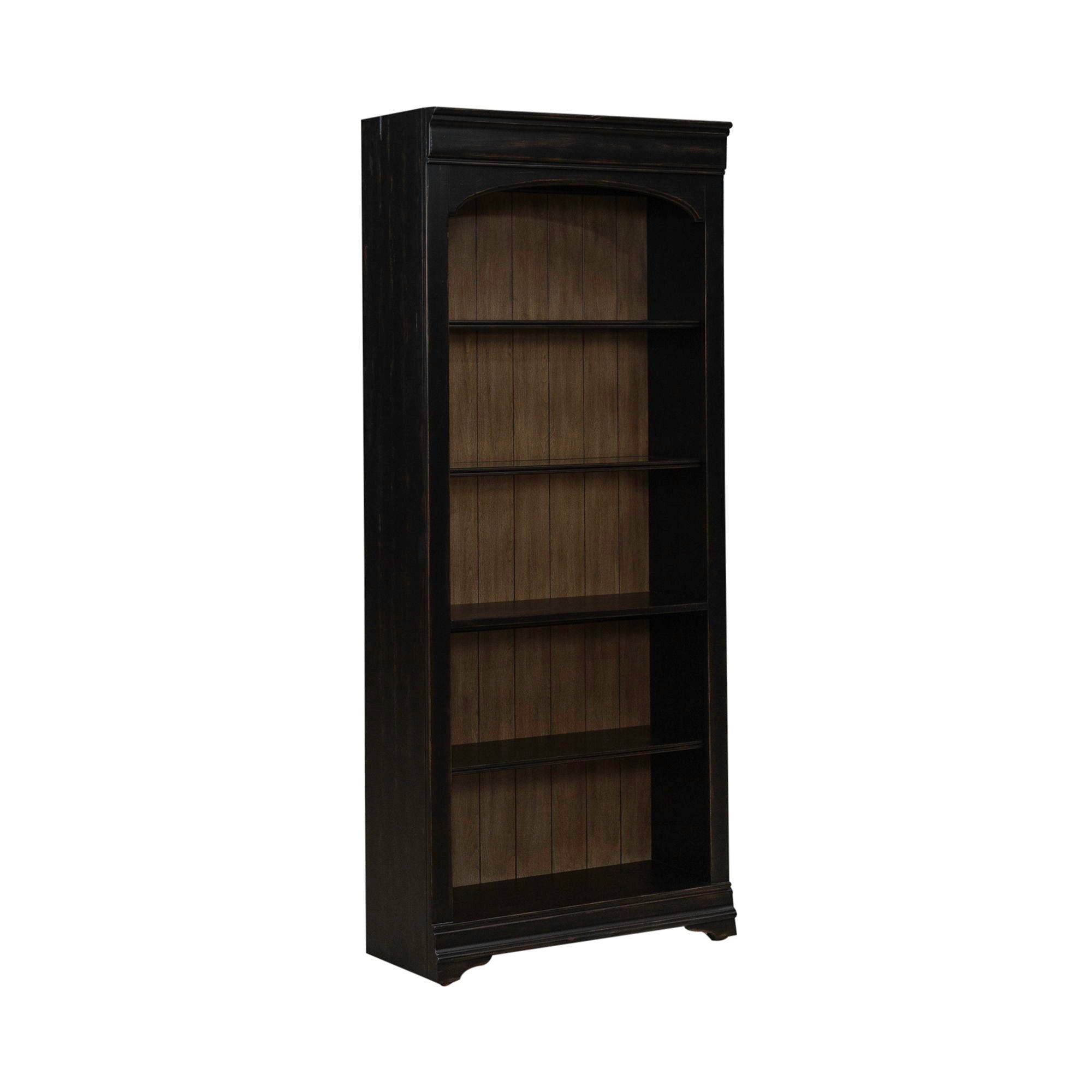 Liberty Furniture Meritage - Bunching Bookcase - Aged Charcoal | Meri Furniture