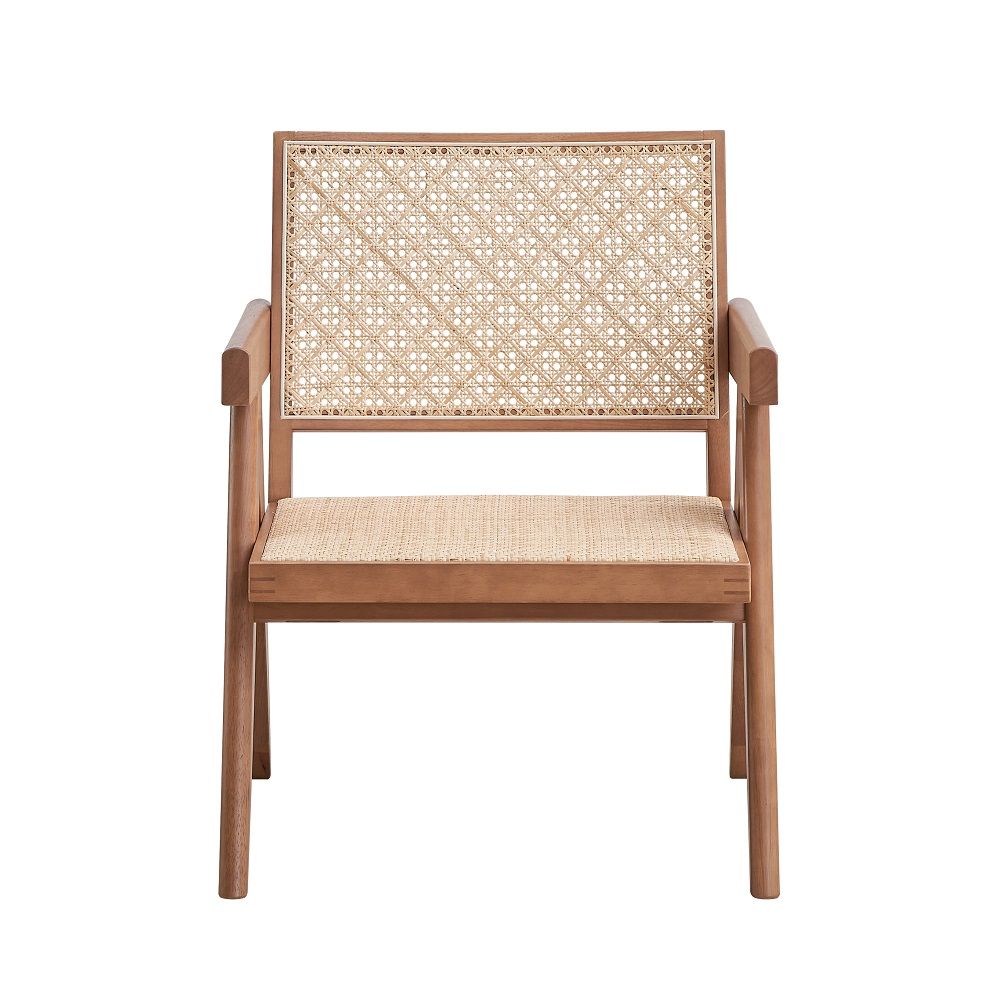 ACME Velentina - Accent Chair - Rattan & Natural | Meri Furniture