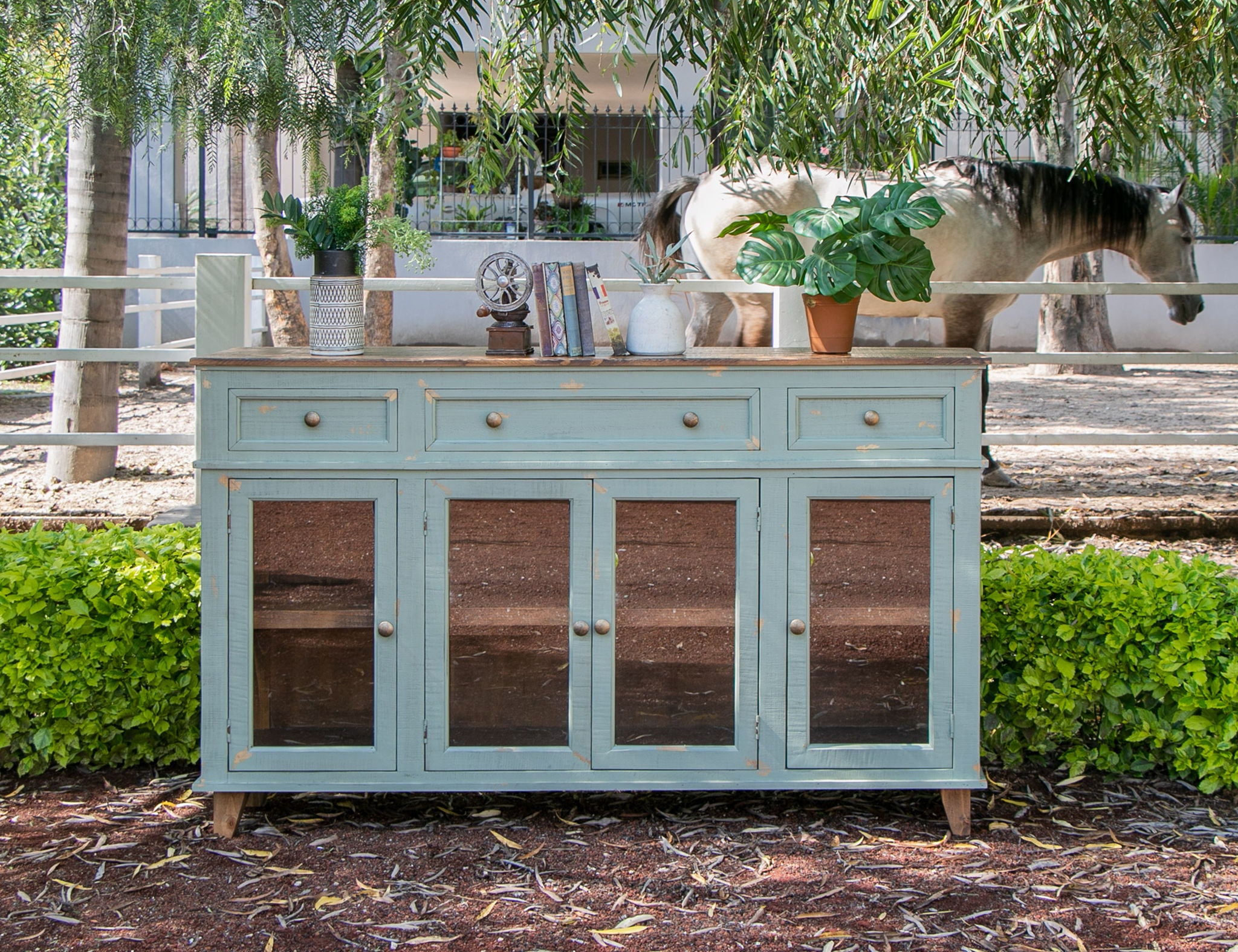 Toscana - Console / TV Stand / Buffet - Sage Green