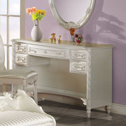 ACME Pearl - Writing Desk - Pearl White | Meri Furniture