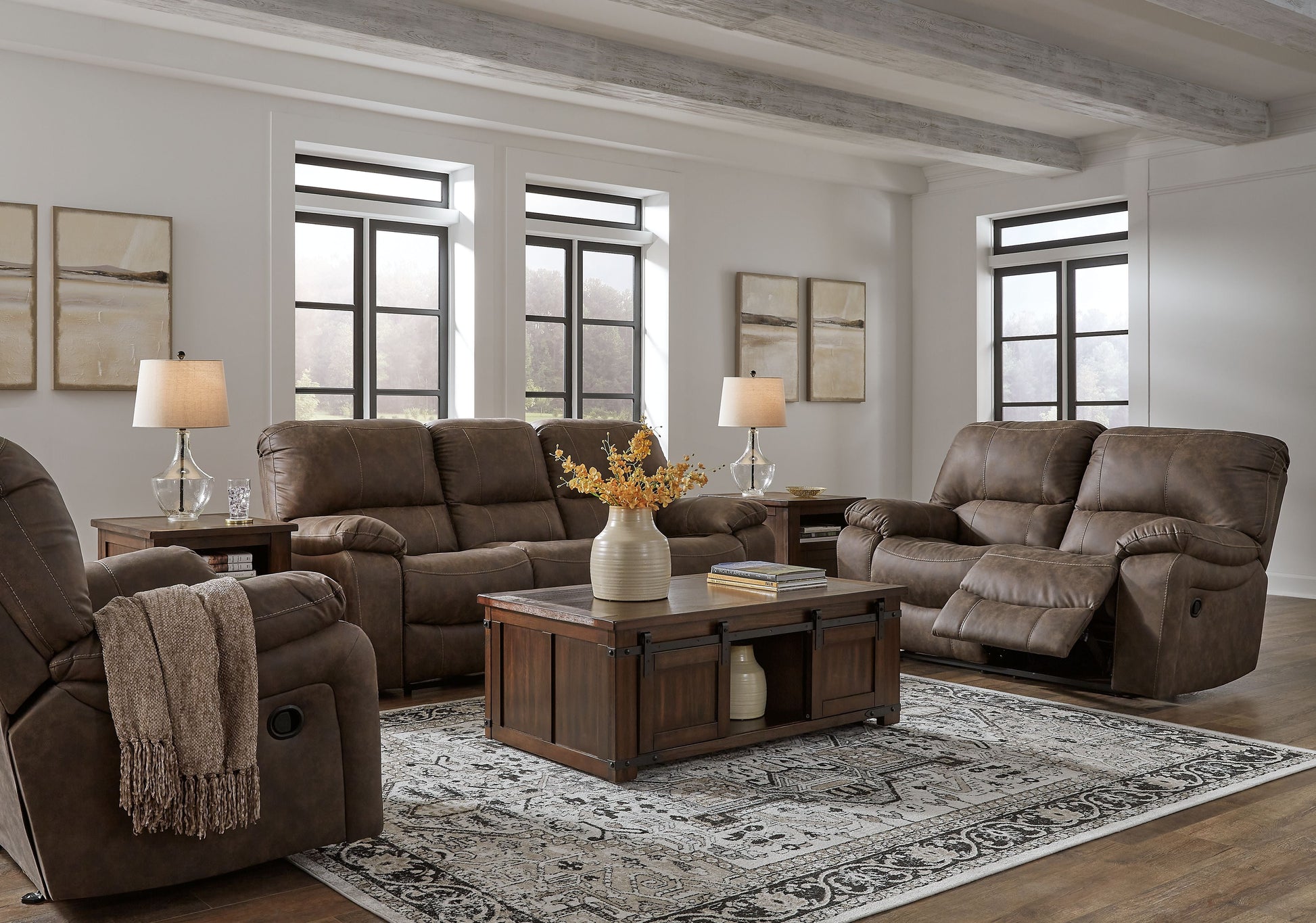 Signature Design by Ashley® Kilmartin - Living Room Set | Meri Furniture