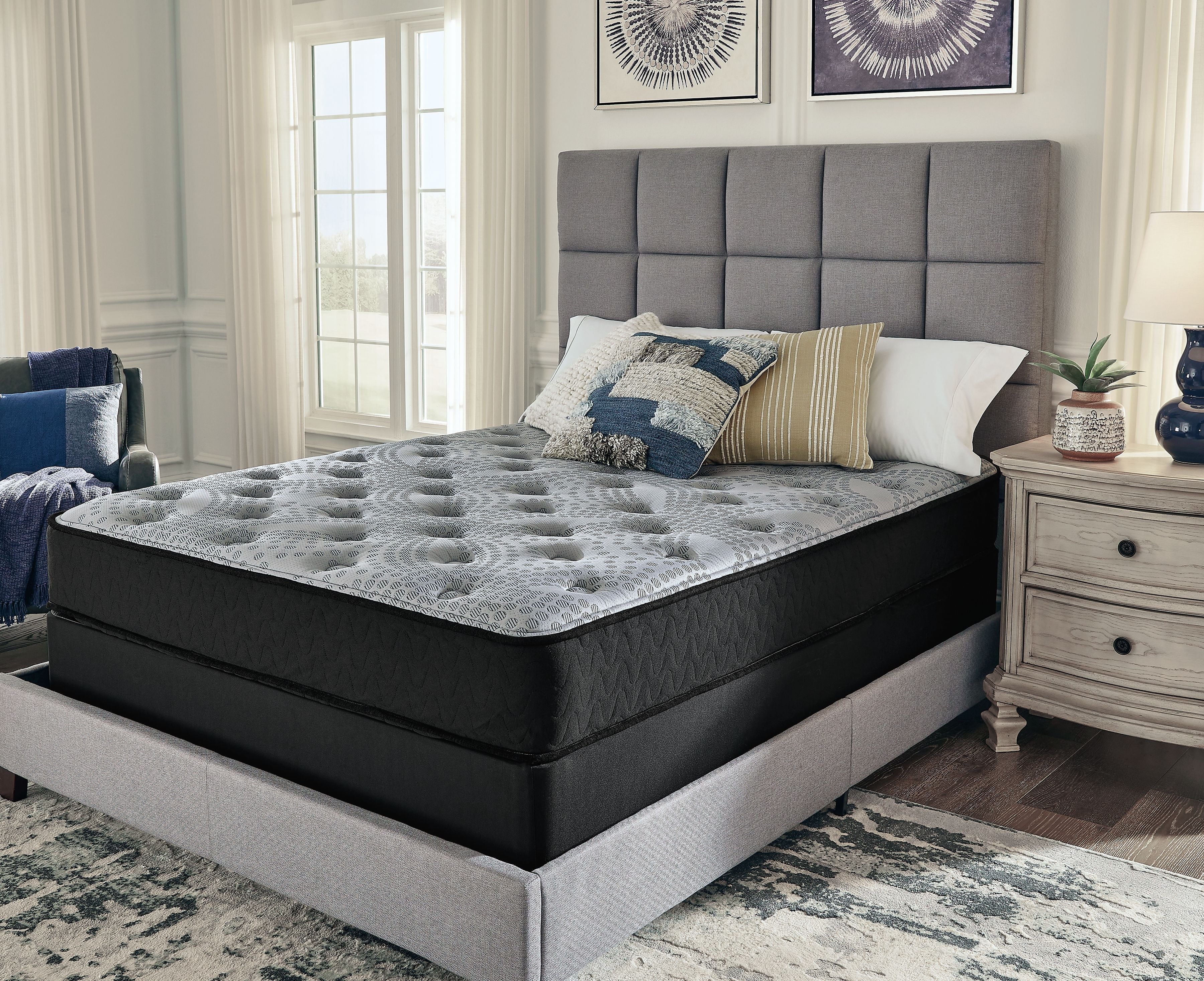 Sierra Sleep® by Ashley Comfort Plus - Hybrid Mattress | Meri Furniture