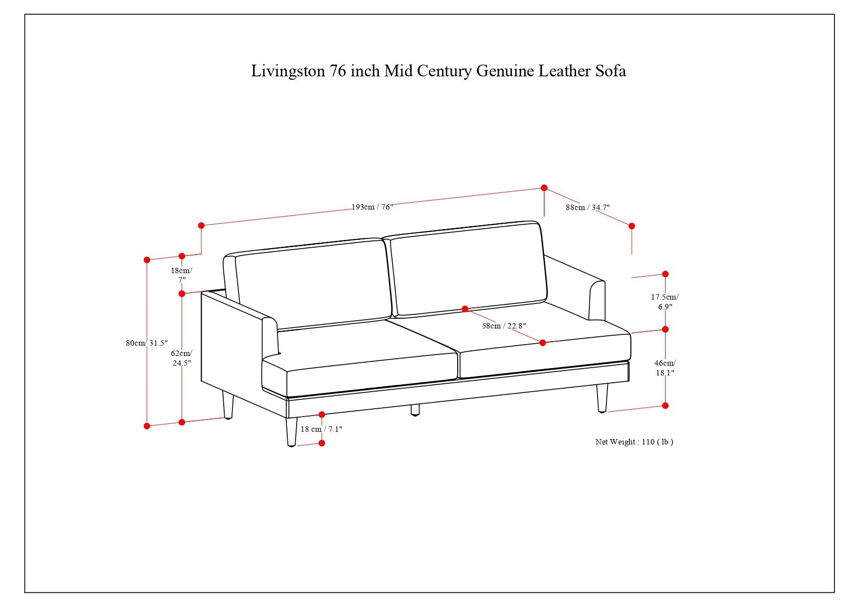 Livingston - Upholstered Sofa