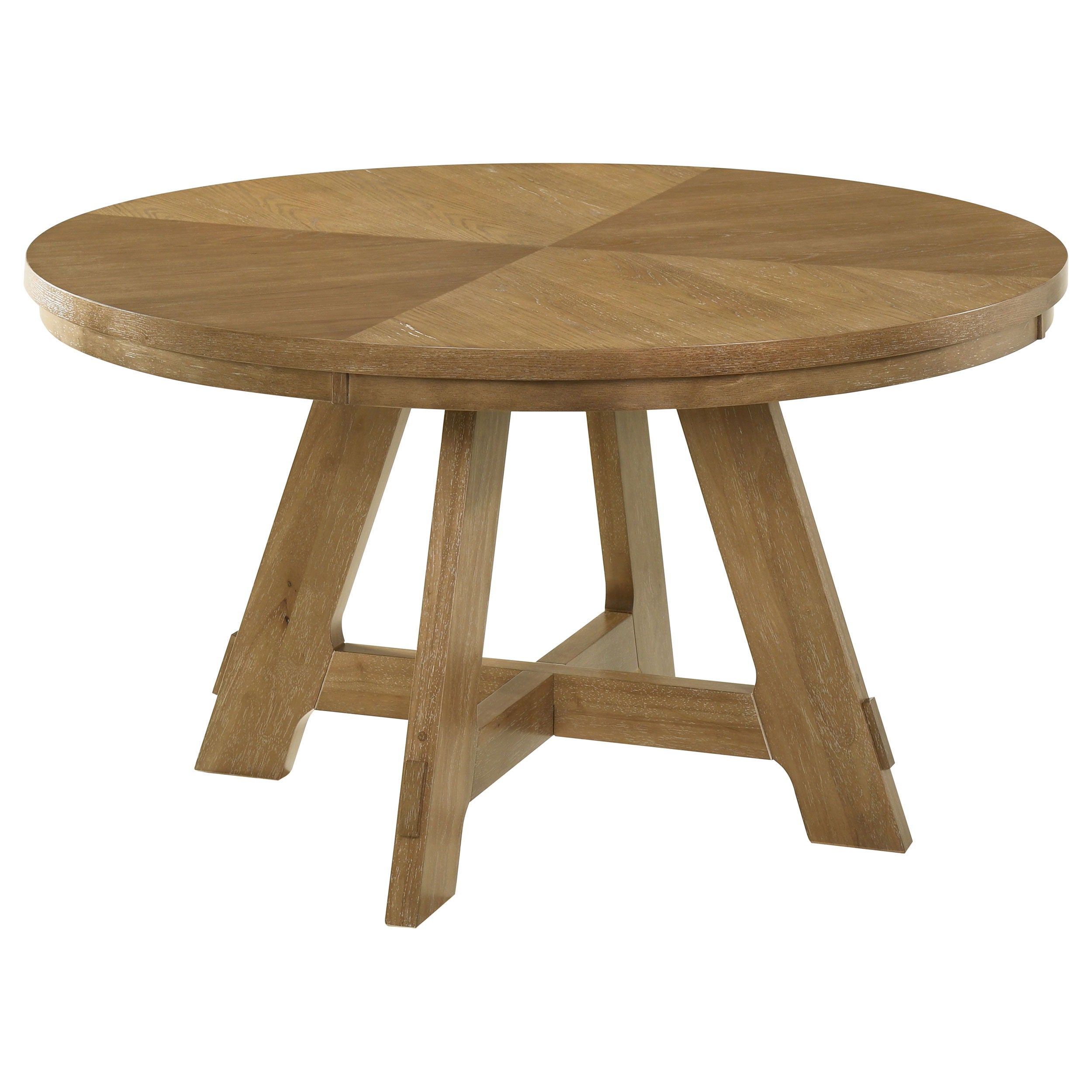Coaster Fine Furniture Danvers - 5 Piece Dining Table Set - Brown Oak And Beige | Meri Furniture