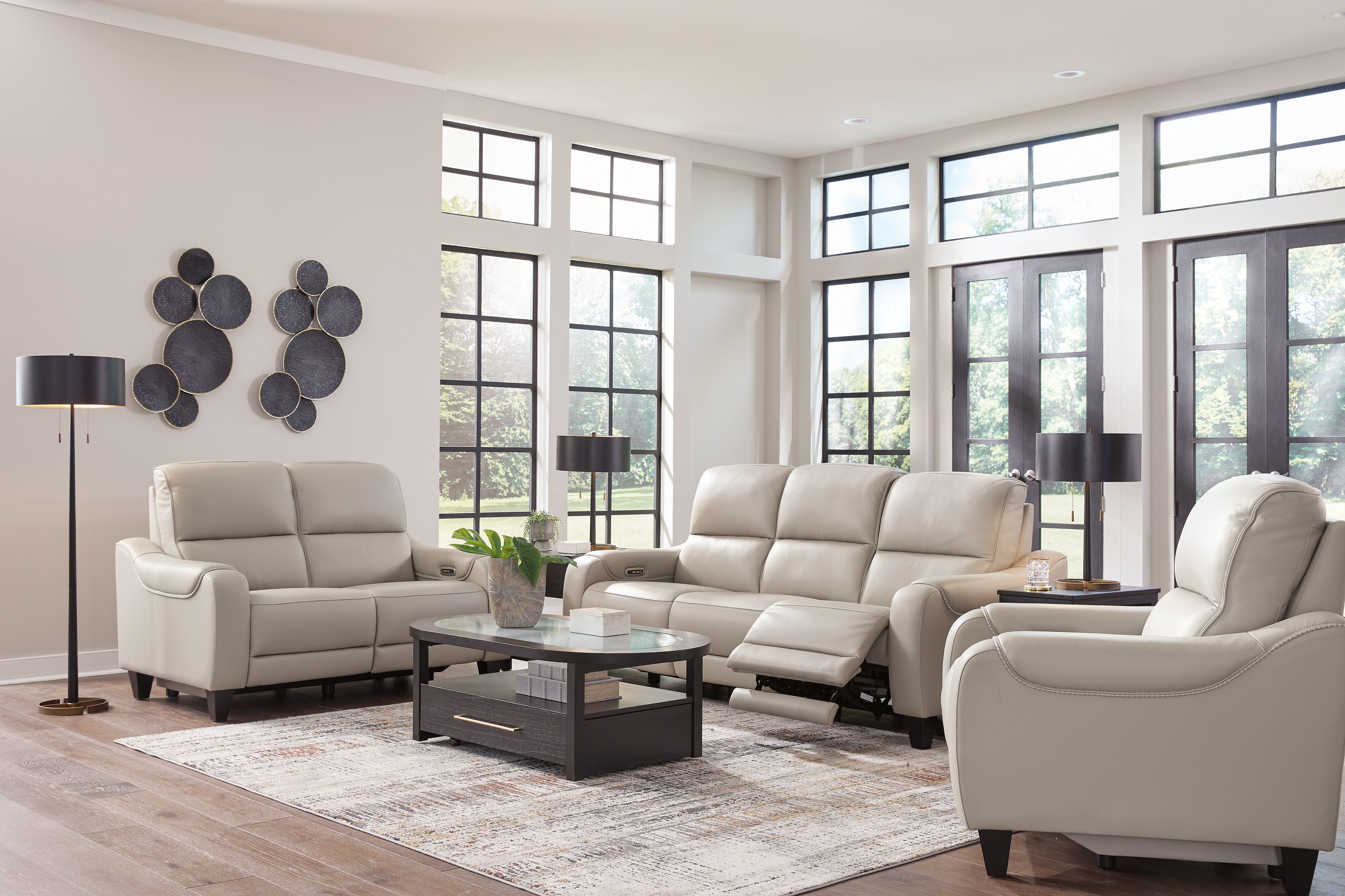 Signature Design by Ashley® Mercomatic - Reclining Living Room Set | Meri Furniture