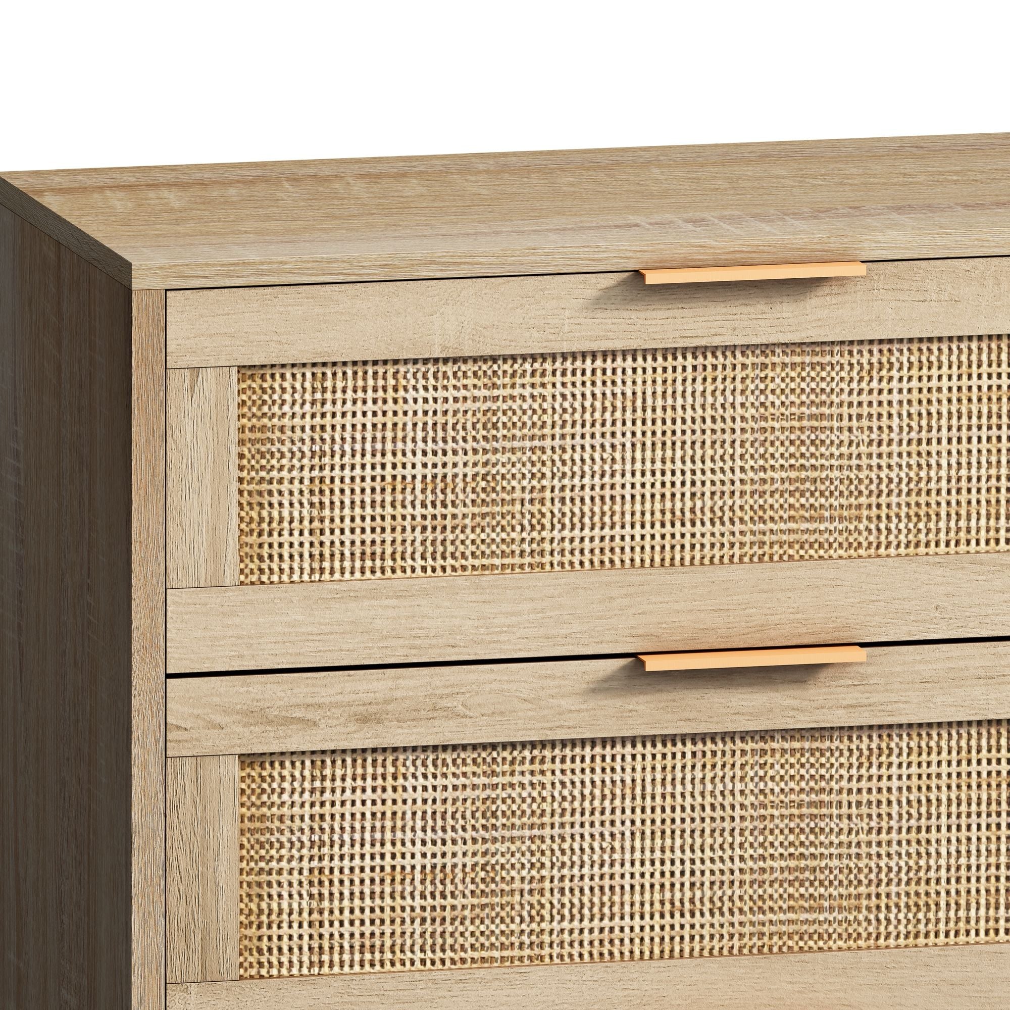 6 Drawer Storage Modern Cabinet For Bedroom