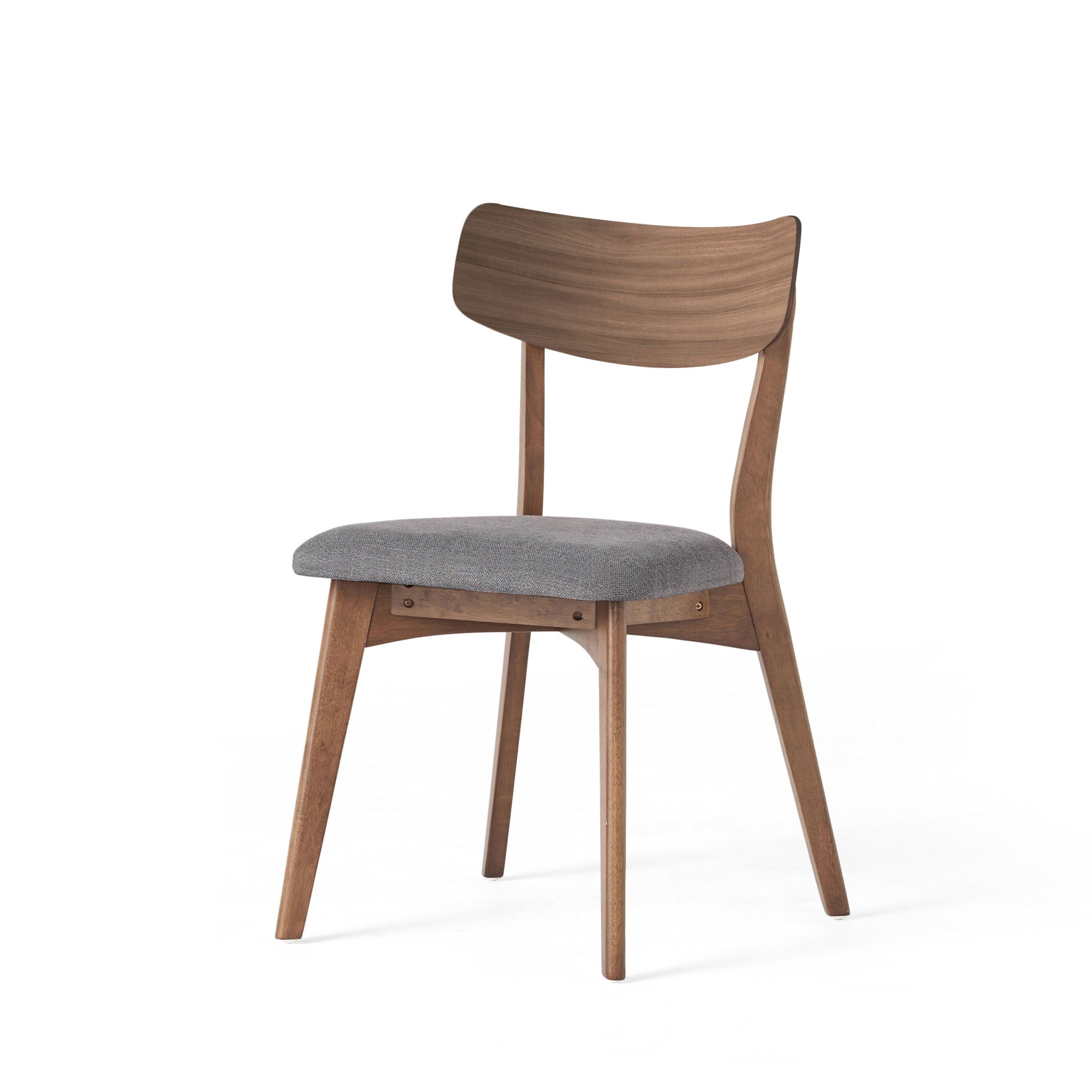 Mid Century Upholstered Dining Chairs (Set of 2)