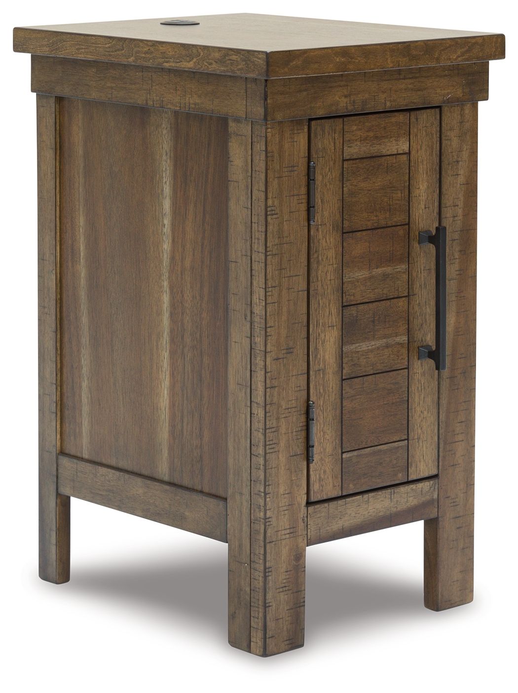 Signature Design by Ashley® Moriville - Grayish Brown - Chair Side End Table | Meri Furniture