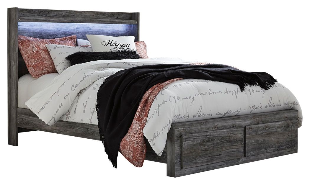 Signature Design by Ashley® Baystorm - LED Panel Bed | Meri Furniture
