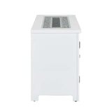 Elizaveta - TV Stand - White High Gloss Finish