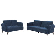 Coaster Fine Furniture Lively - Chenille Upholstered Sofa Set | Meri Furniture
