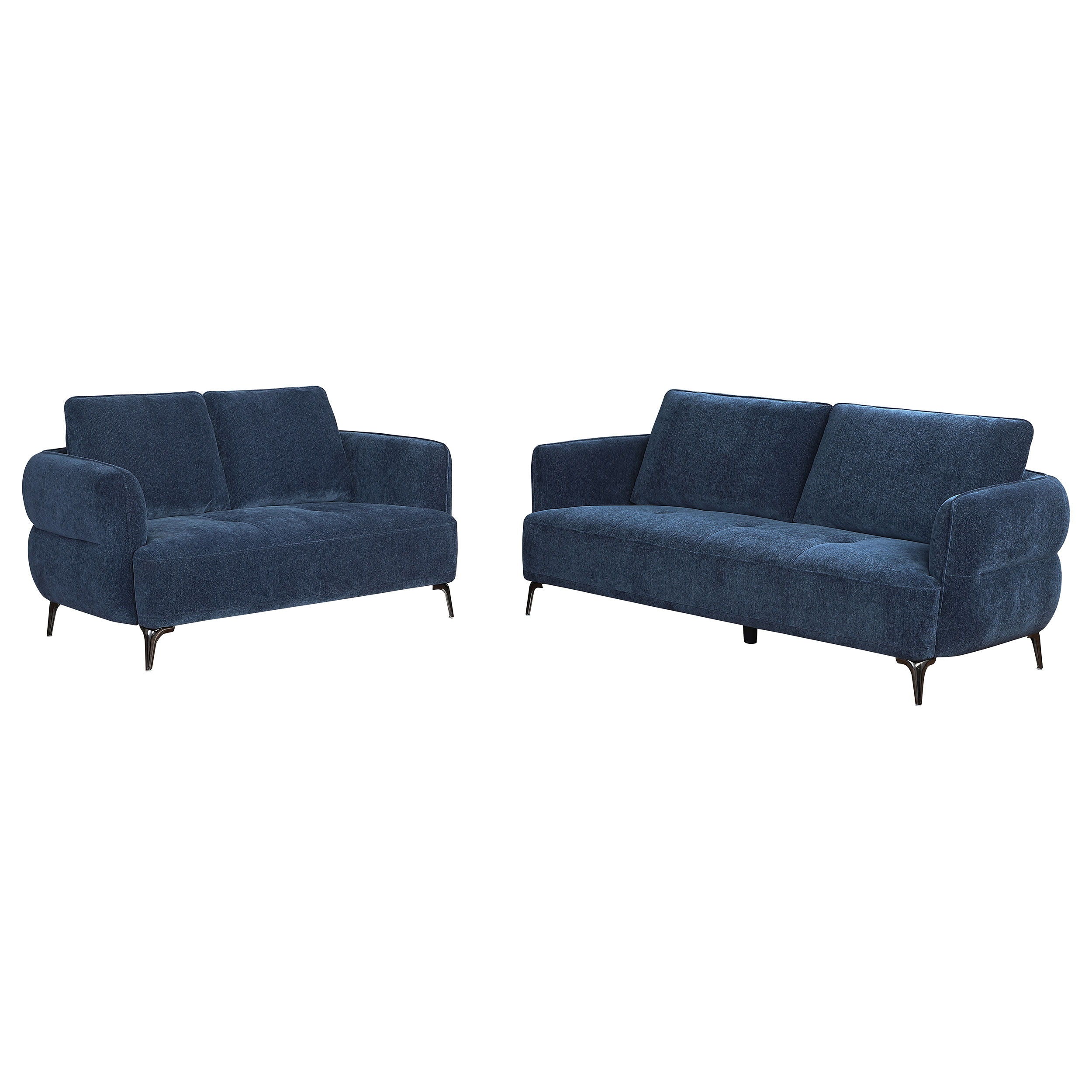 Coaster Fine Furniture Lively - Chenille Upholstered Sofa Set | Meri Furniture