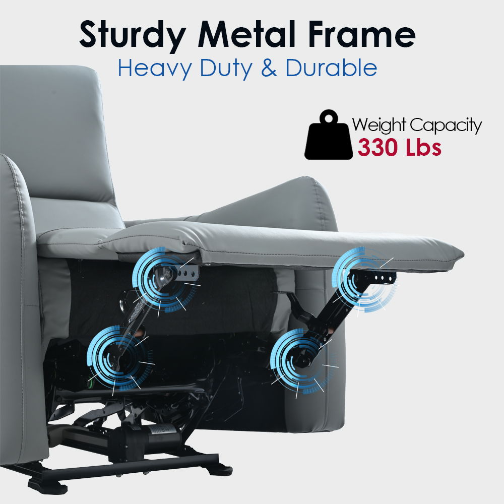 Wall Hugger Power Recliner Chair With USB Port (Type-C)