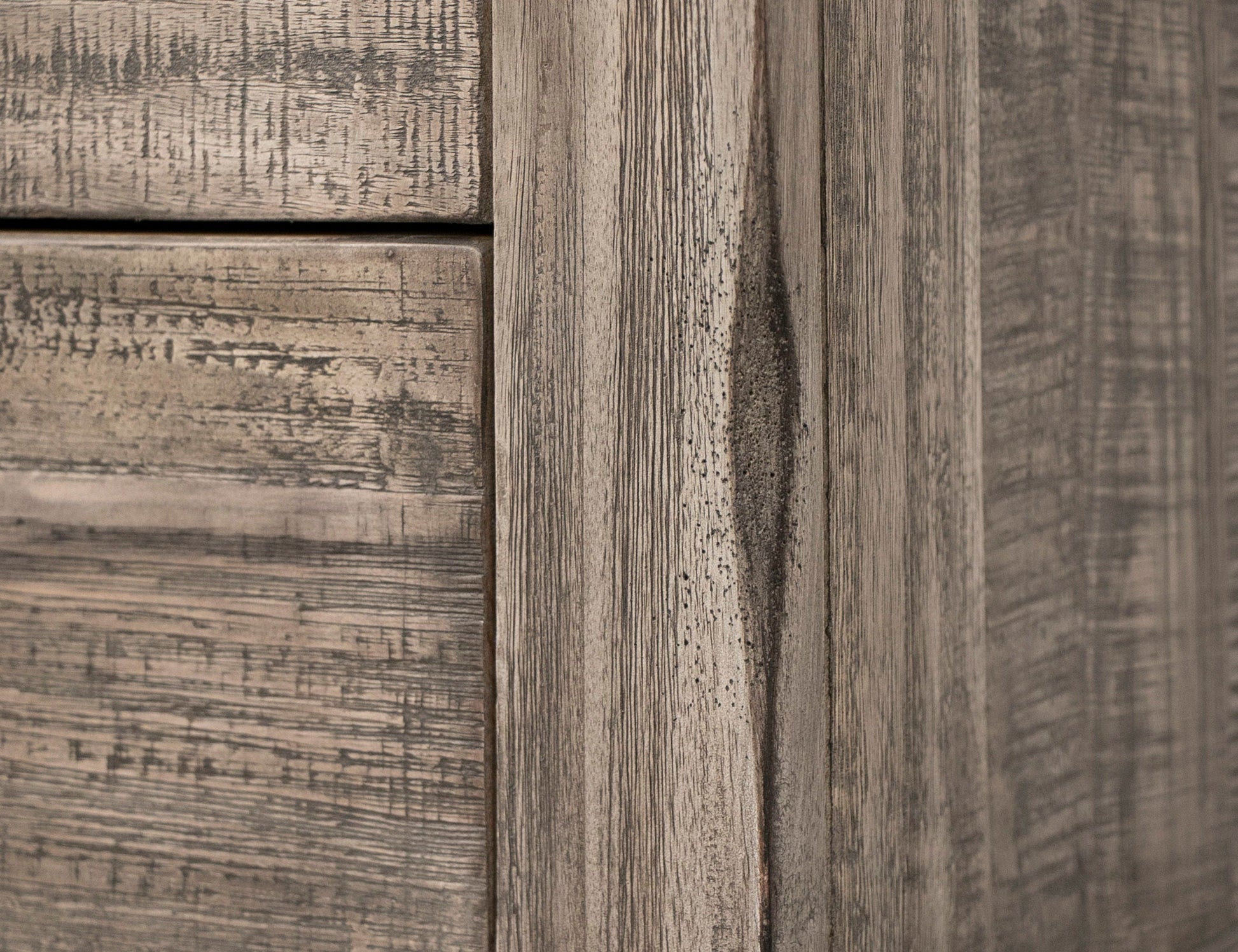 International Furniture Direct Blacksmith - Chest - Truffle Brown / Oil Black | Meri Furniture