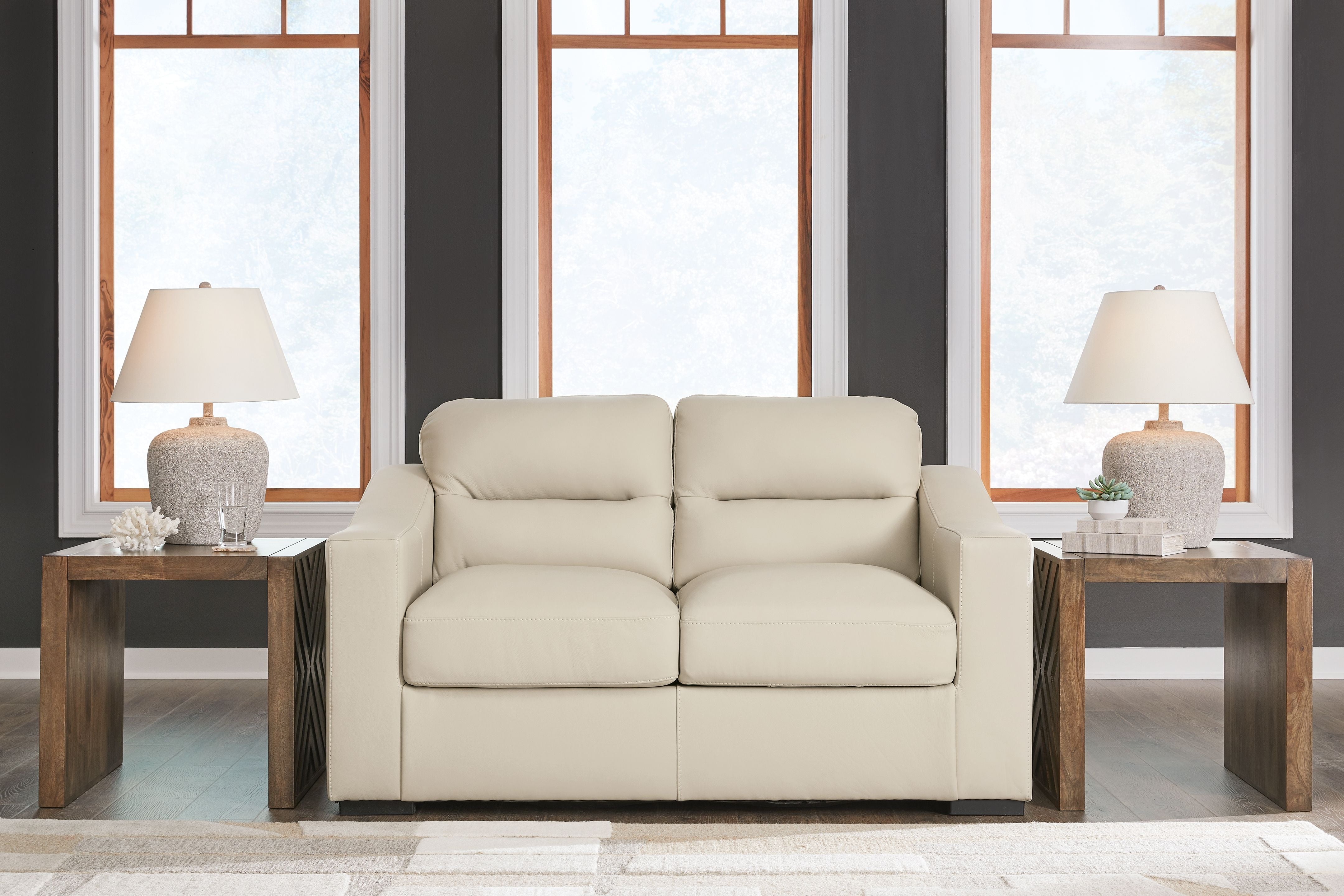Signature Design by Ashley® Treasure Trove - Almond - Loveseat | Meri Furniture
