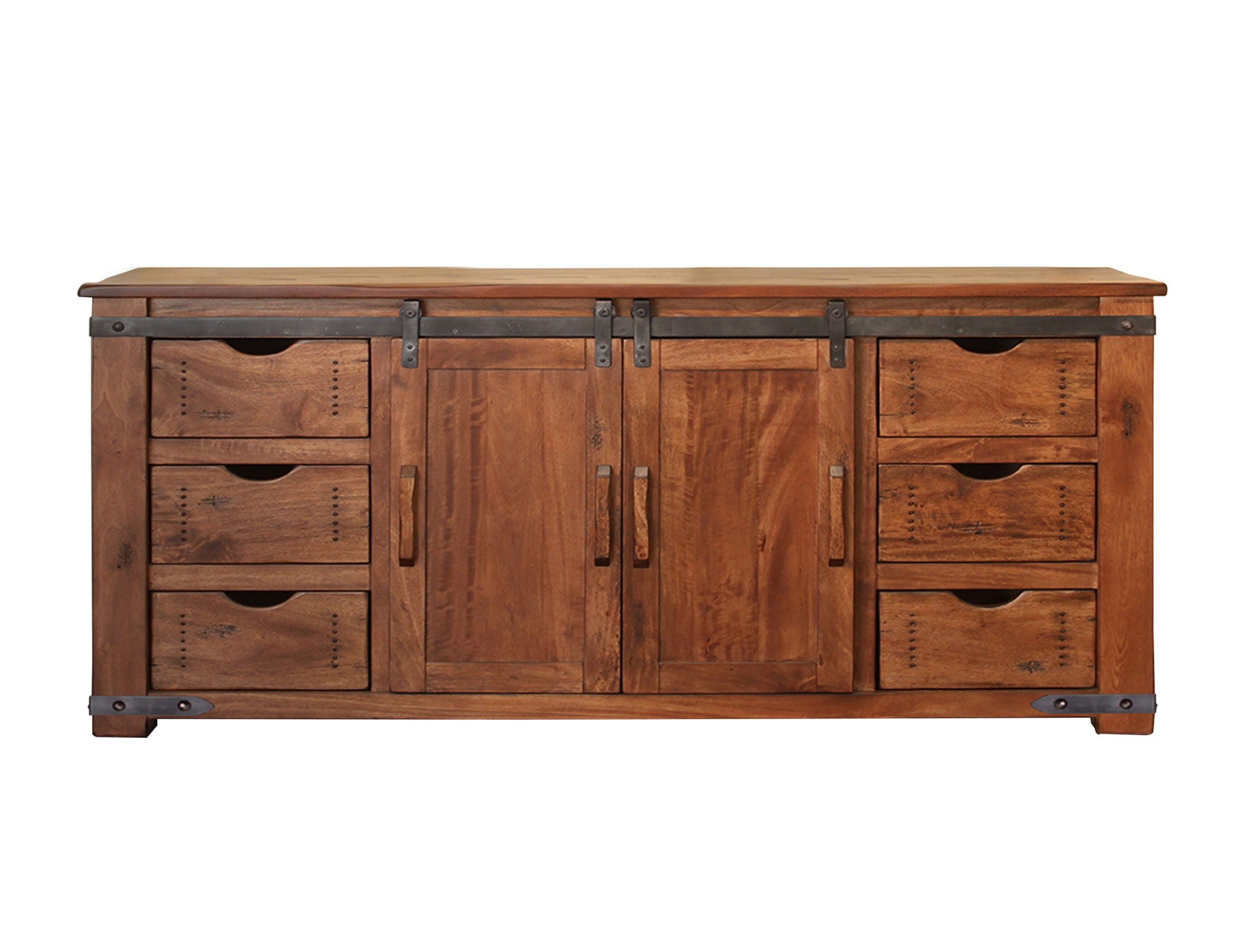 International Furniture Direct Parota - TV Stand | Meri Furniture