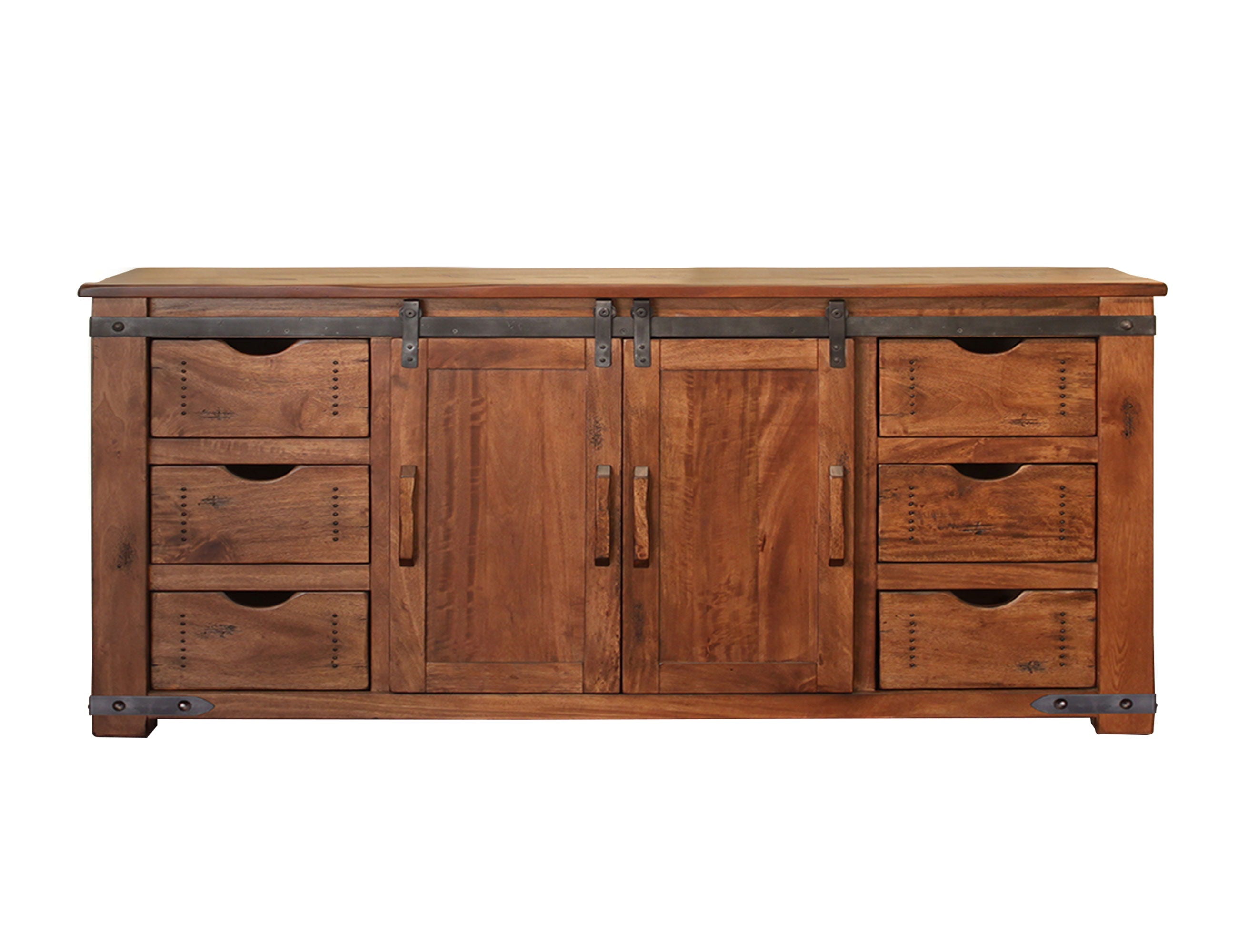 International Furniture Direct Parota - TV Stand | Meri Furniture