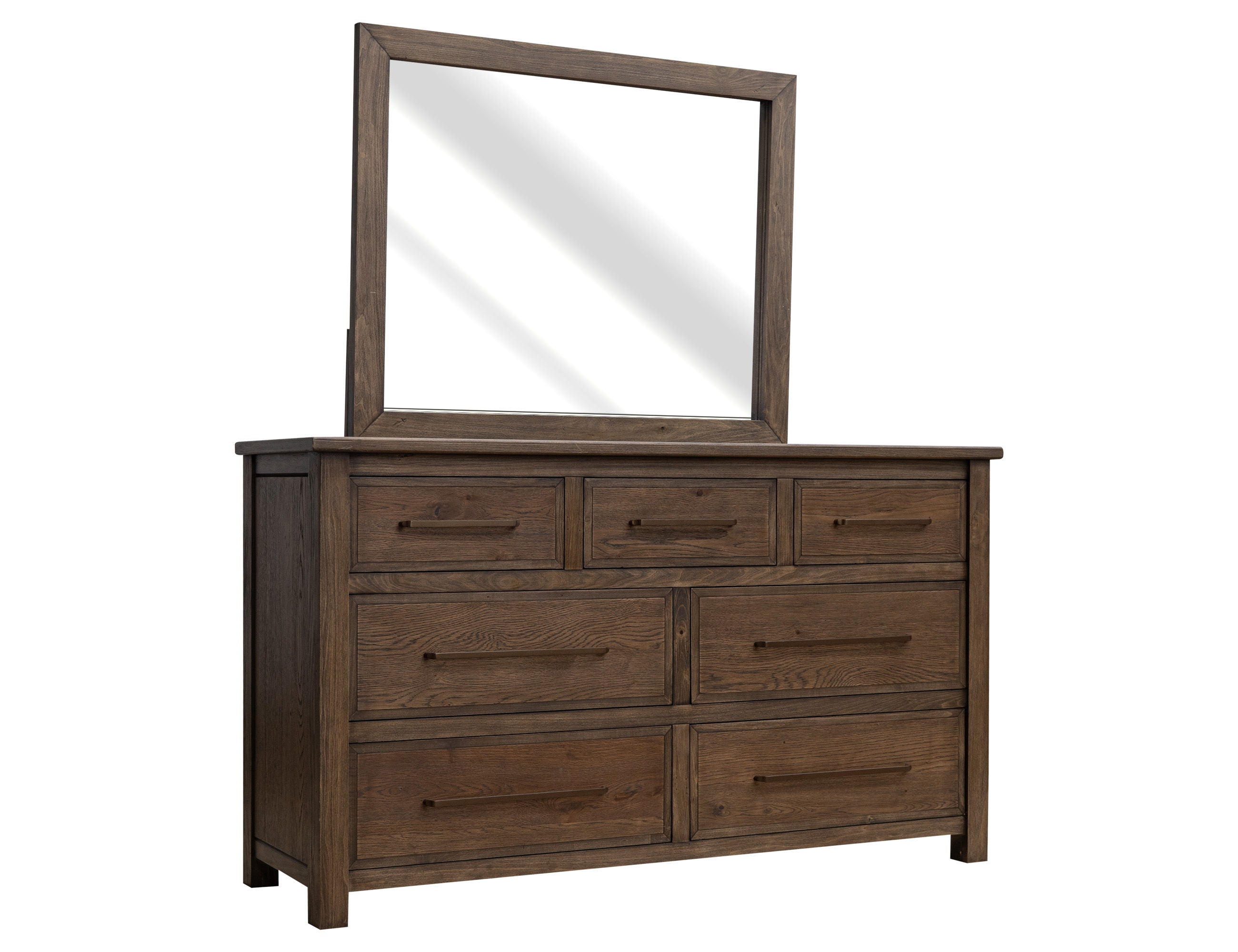International Furniture Direct Novus Lodge - Dresser - Walnut Brown | Meri Furniture