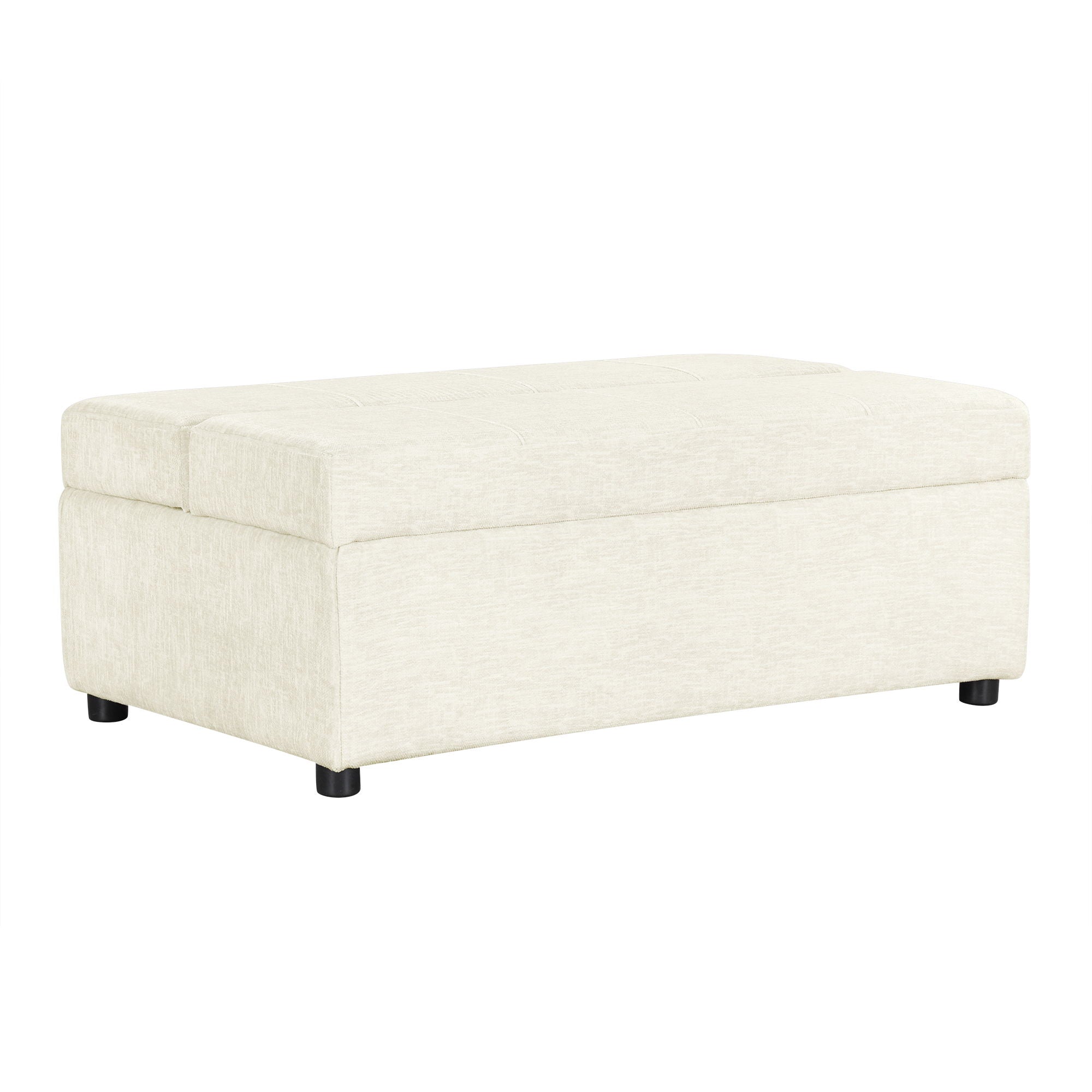 Twin Size Folding Ottoman Sleeper Bed With Mattress Convertible Guest Bed