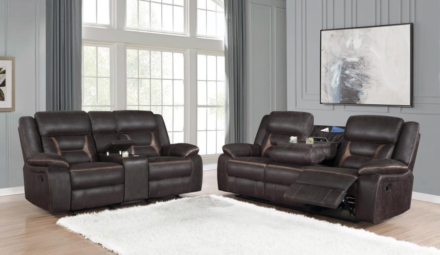 Coaster Fine Furniture Greer - Upholstered Reclining Sofa Set | Meri Furniture