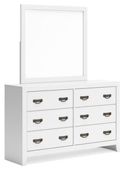 Signature Design by Ashley® Binterglen - White - Dresser And Mirror | Meri Furniture