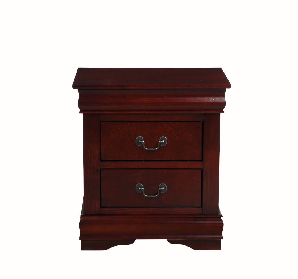 ACME Bring casual elegance into your home with the Louis Phillipe nightstand. This nightstand is a piece that offers any bedroom a sophisticated look. | Meri Furniture