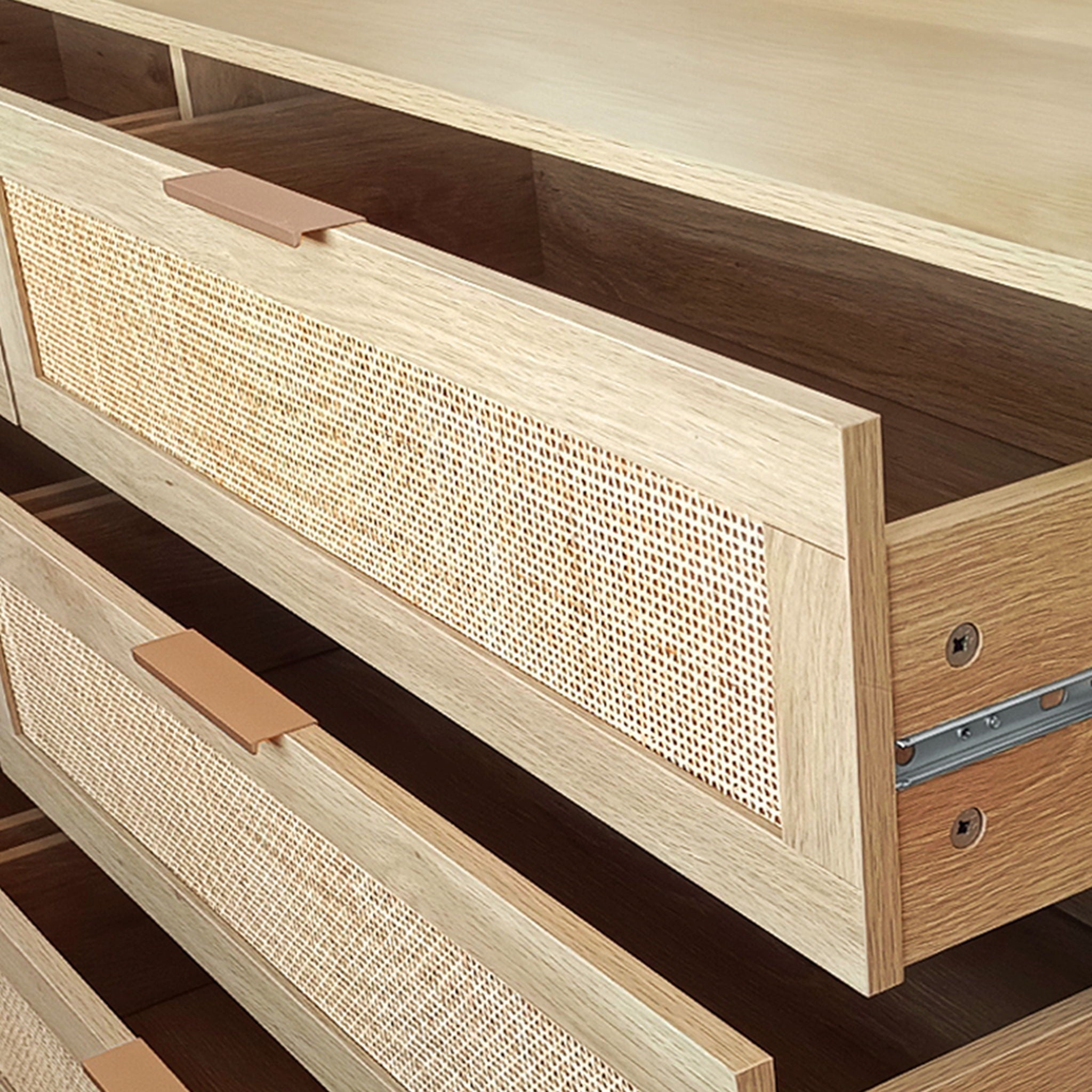 Modern 6 Drawer Storage Cabinet For Bedroom