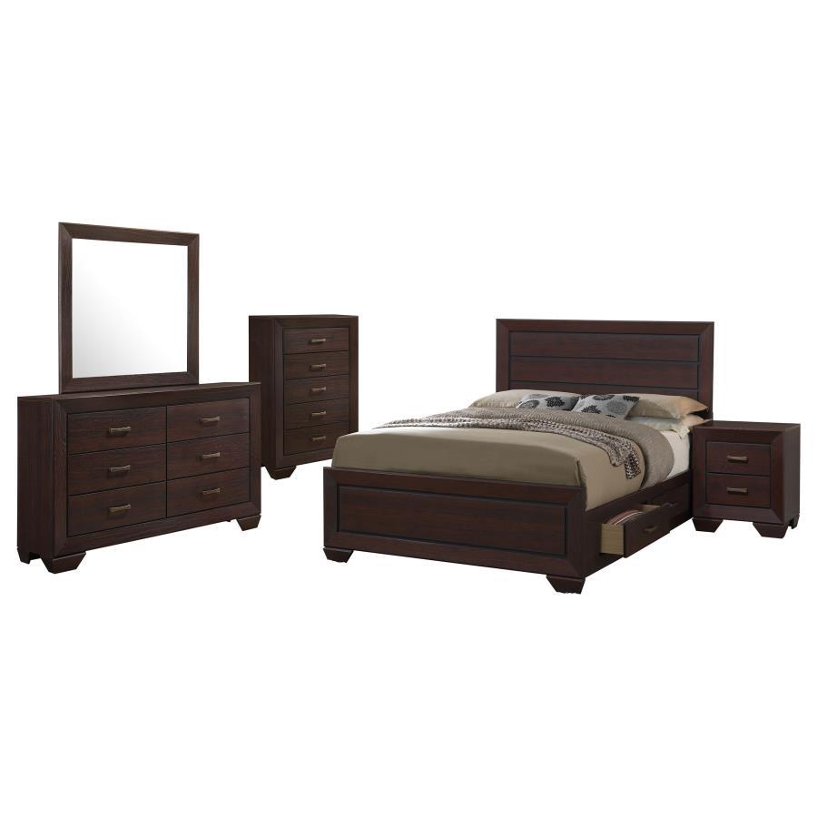 Kauffman - Transitional Storage Bed Bedroom Set