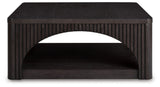 Signature Design by Ashley® Yellink - Black - Square Cocktail Table | Meri Furniture