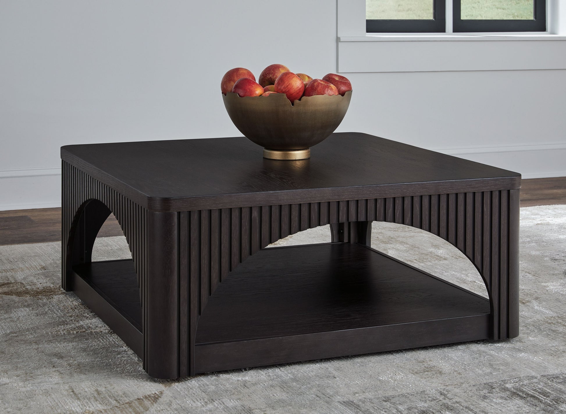 Signature Design by Ashley® Yellink - Black - Square Cocktail Table | Meri Furniture