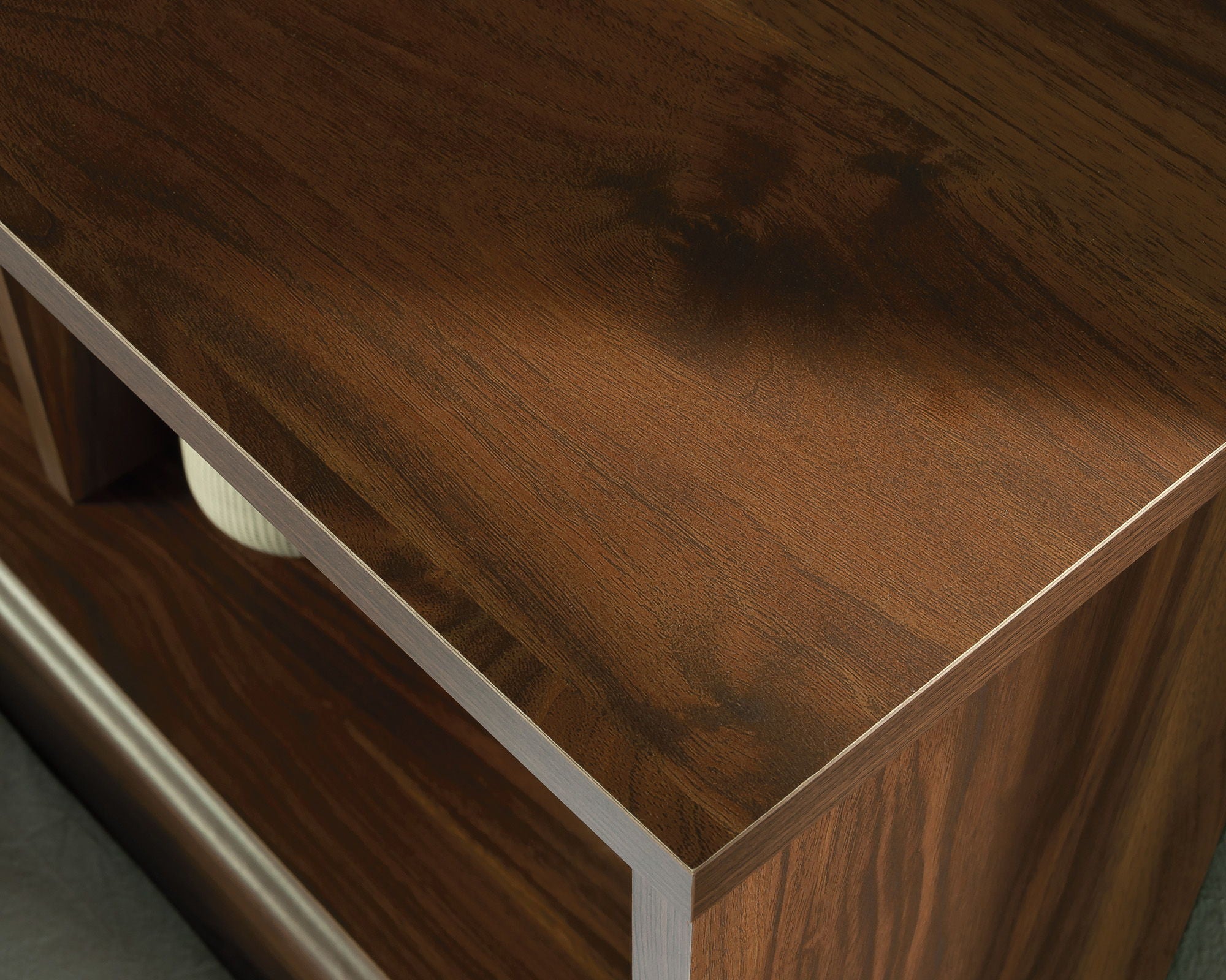 Full/Queen Bookcase Headboard Grand Walnut