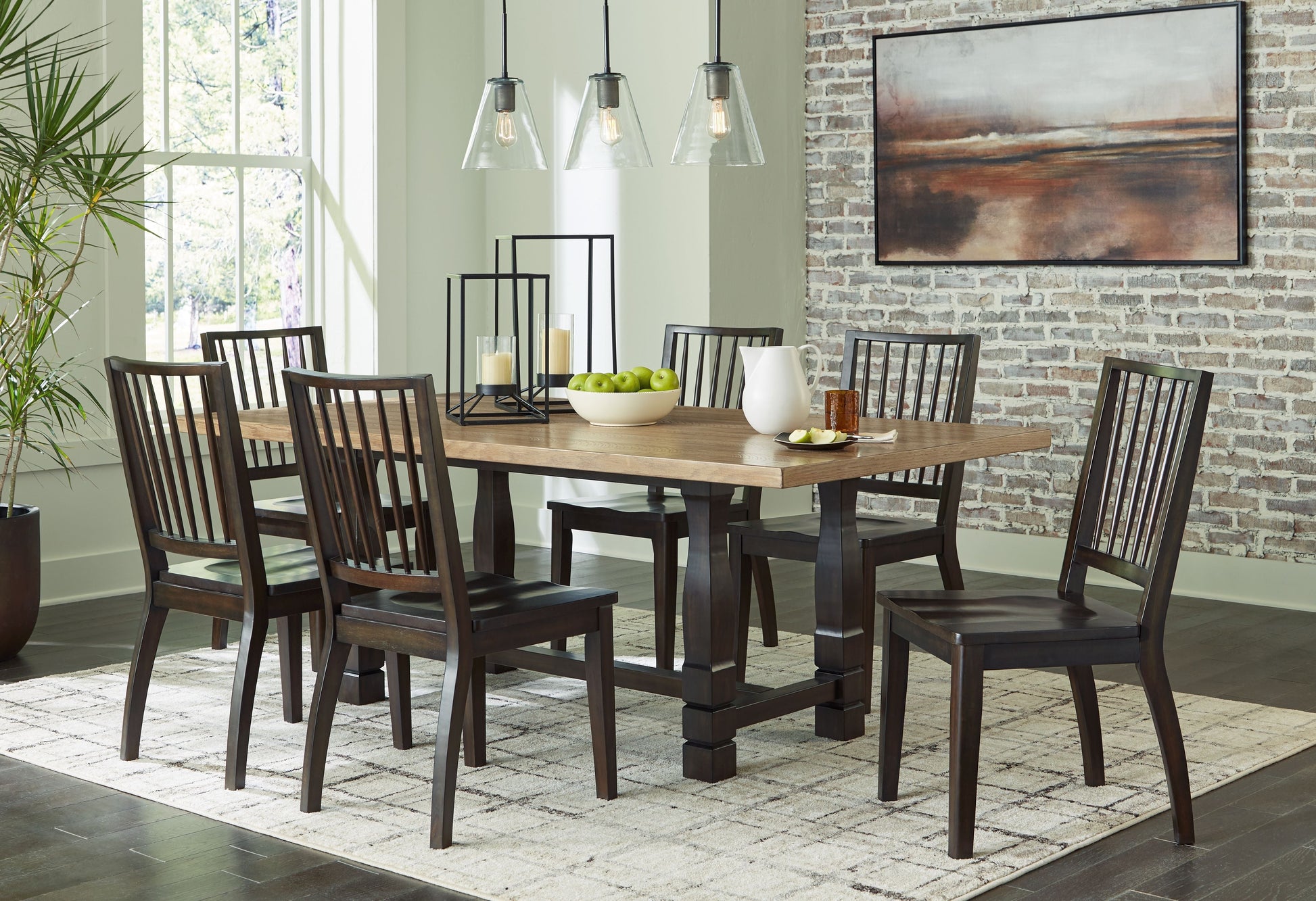 Signature Design by Ashley® Charterton - Dining Room Set | Meri Furniture