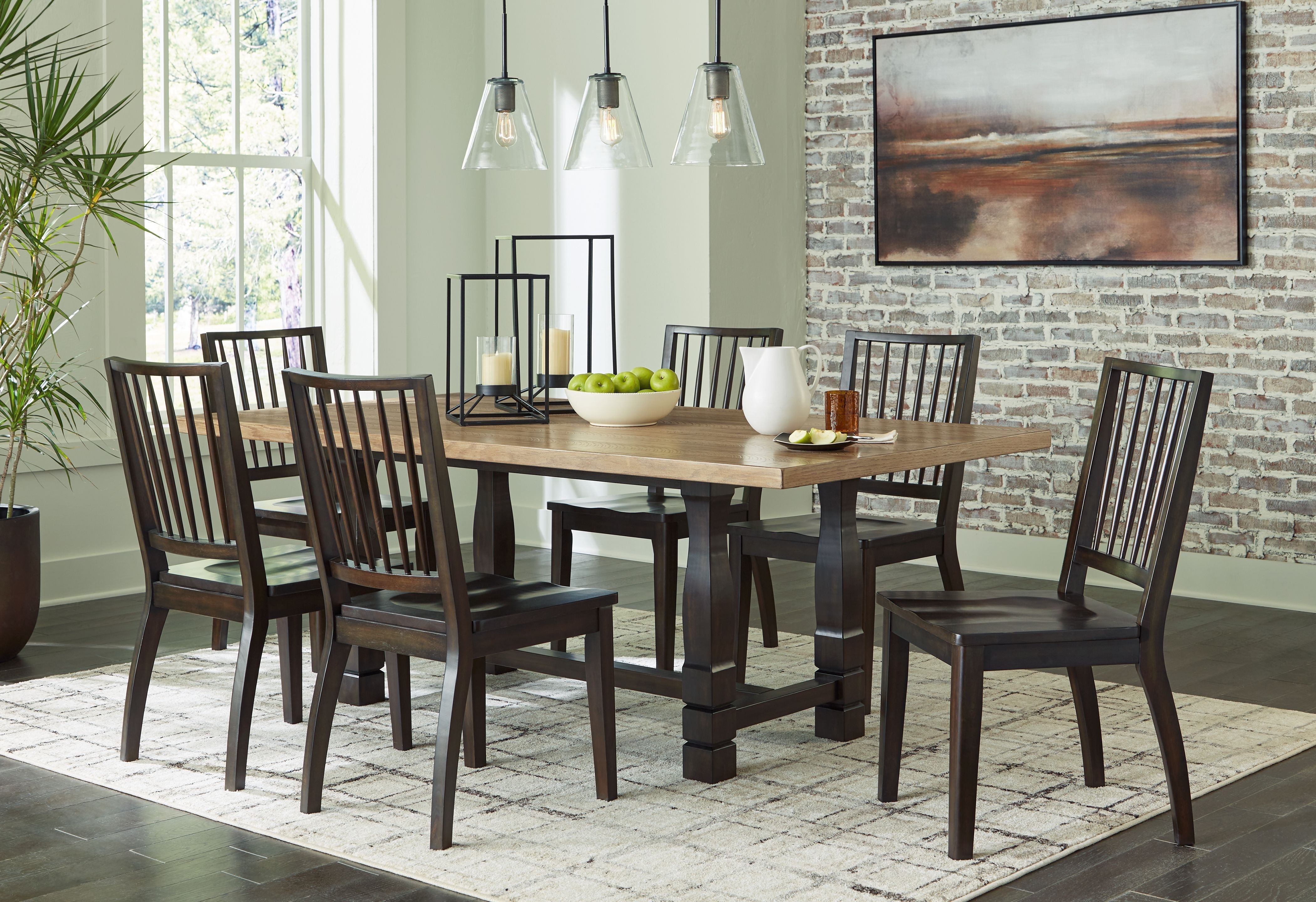 Signature Design by Ashley® Charterton - Dining Room Set | Meri Furniture