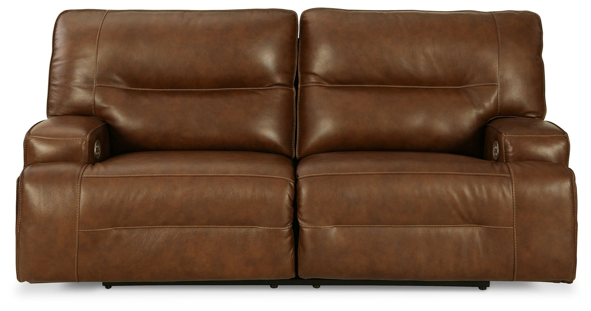 Signature Design by Ashley® Francesca - 2 Seat Pwr Rec Sofa Adj Hdrest | Meri Furniture
