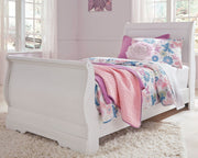 Signature Design by Ashley® Anarasia - Sleigh Bed | Meri Furniture
