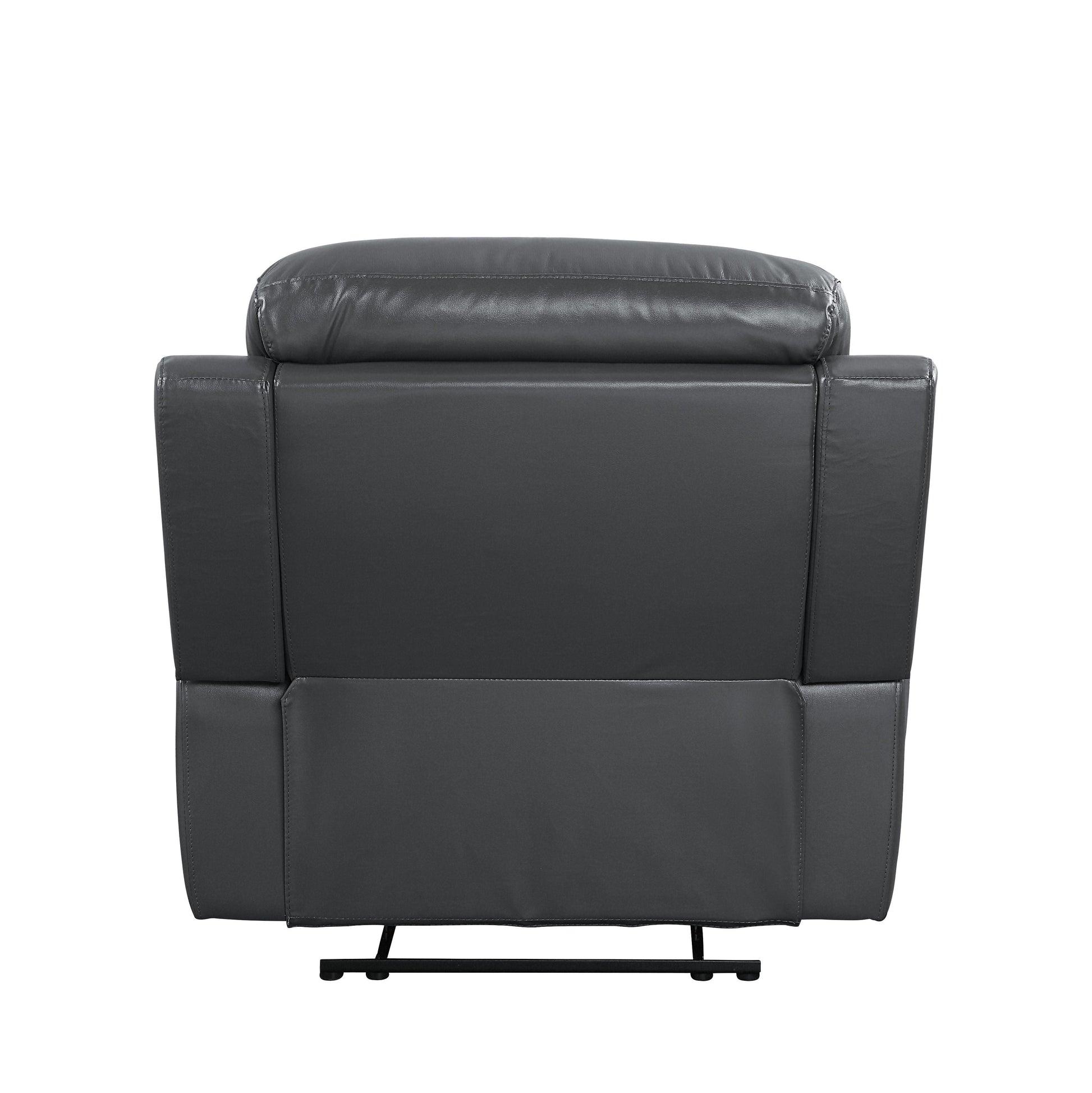 ACME Lamruil - Recliner - Gray Top Grain Leather | Meri Furniture