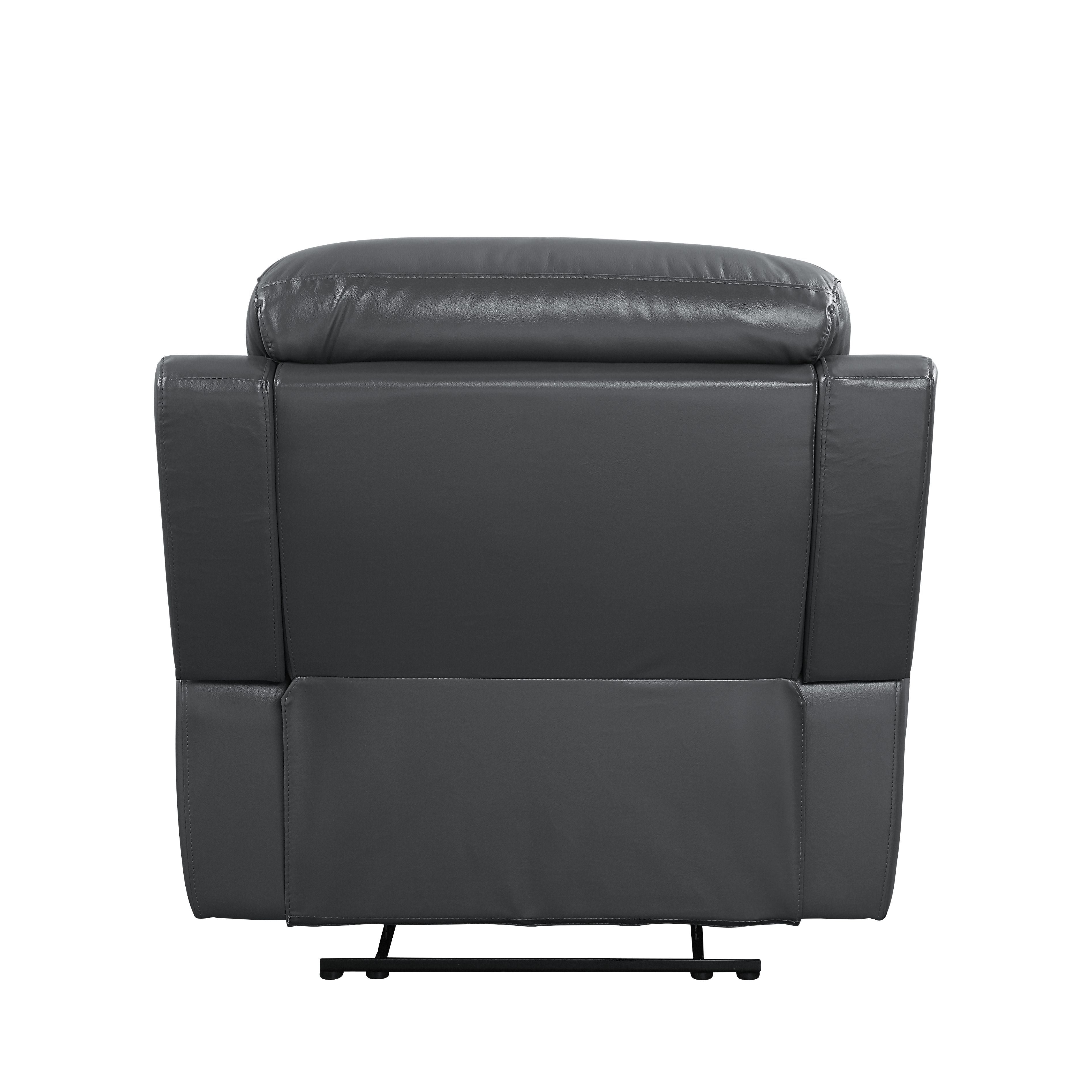 ACME Lamruil - Recliner - Gray Top Grain Leather | Meri Furniture