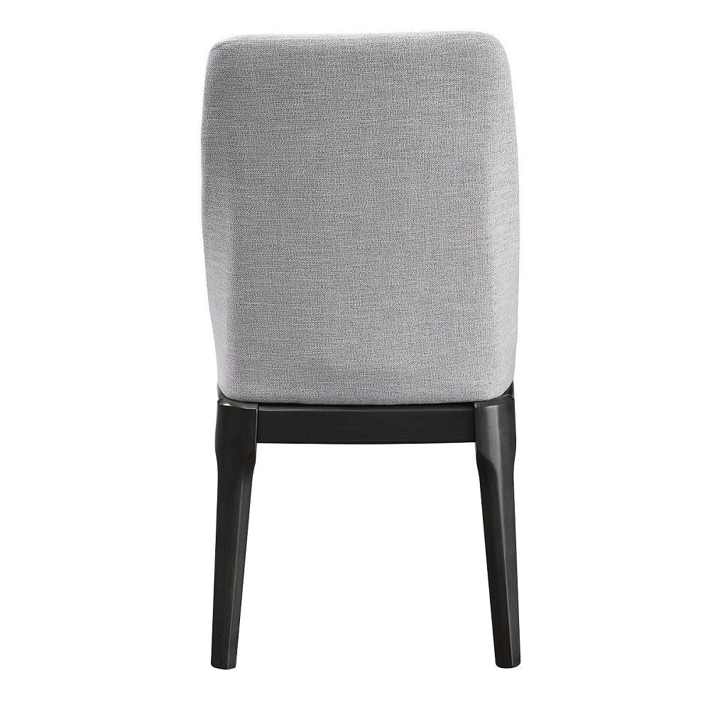 Madan - Side Chair Set of 2) - Light Gray Linen & Gray Oak
