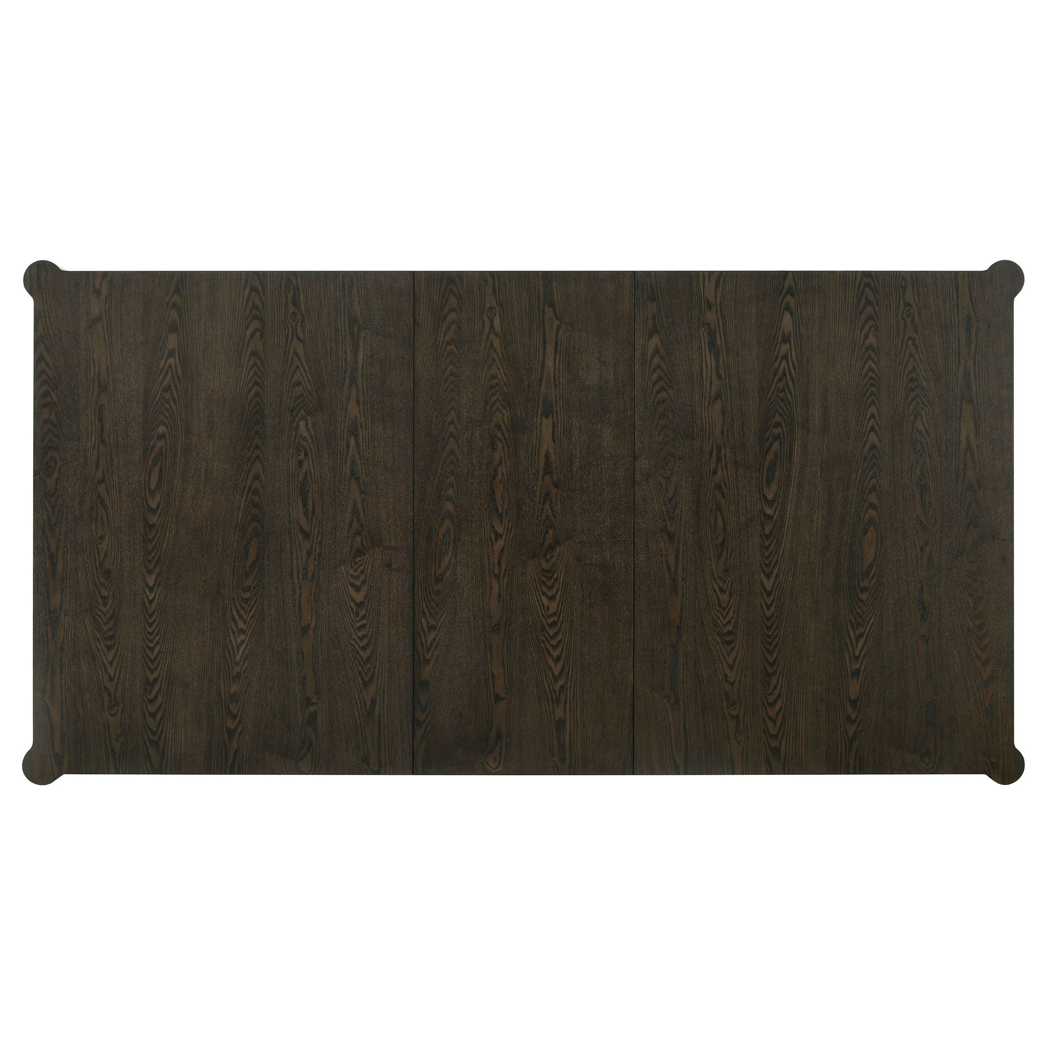 Blakely - Leaf Dining Table With Tapered Legs Accents - Ash Brown