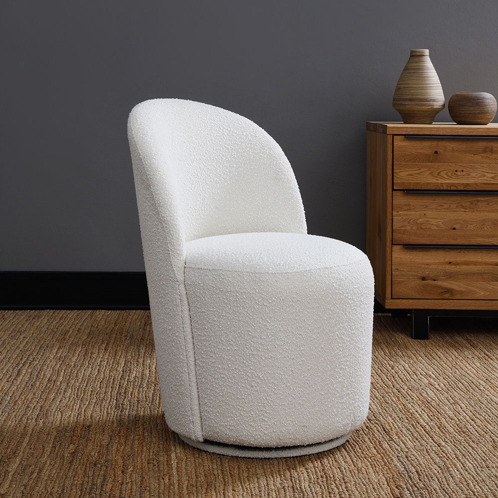 ACME Hollis - Side Chair (Set of 2) - Beige Boucle | Meri Furniture