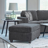 Mccord - Rectangular Upholstered Ottoman - Dark Gray