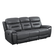 ACME Lamruil - Sofa - Gray Top Grain Leather | Meri Furniture