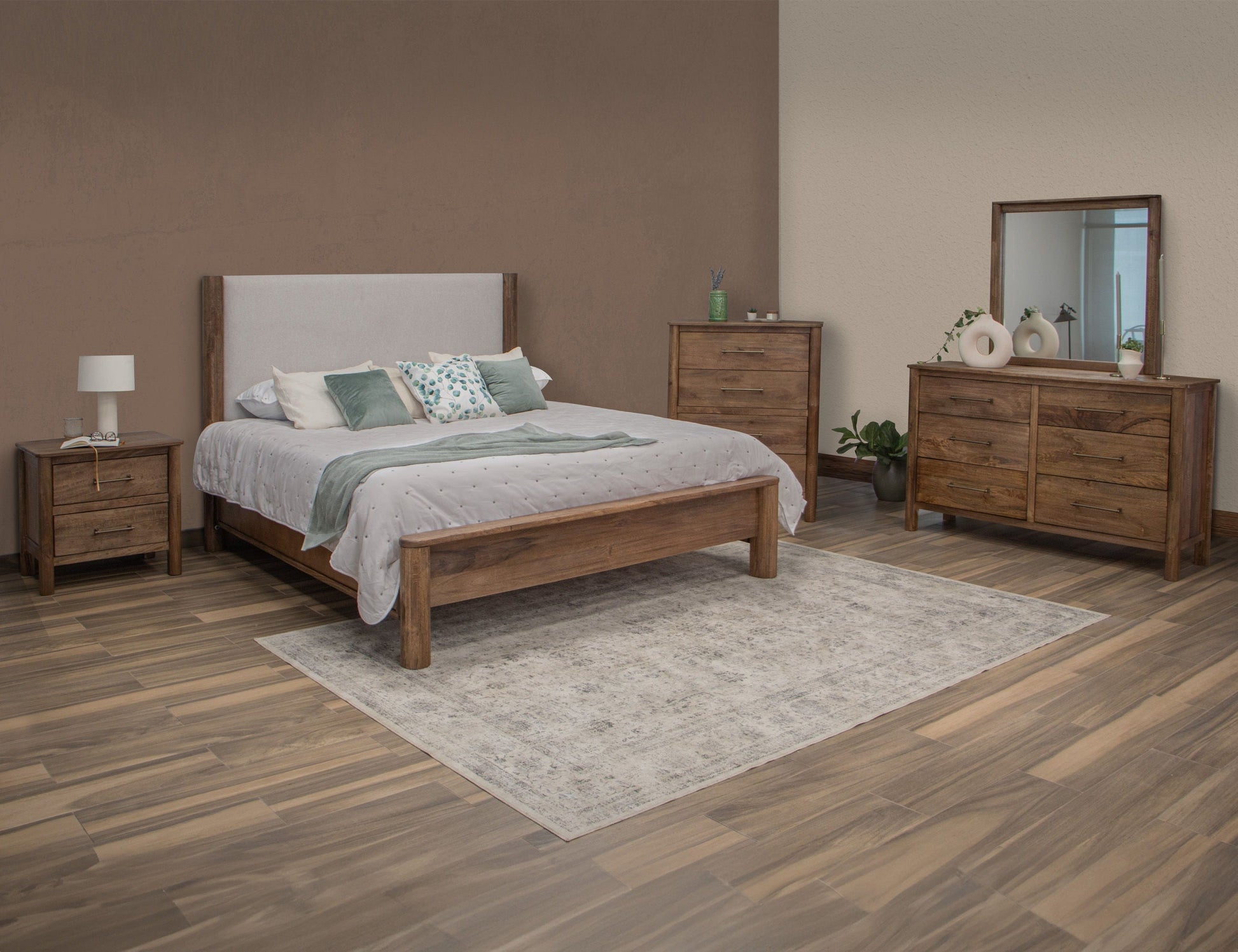 International Furniture Direct Olimpia - Dresser - Towny Brown | Meri Furniture