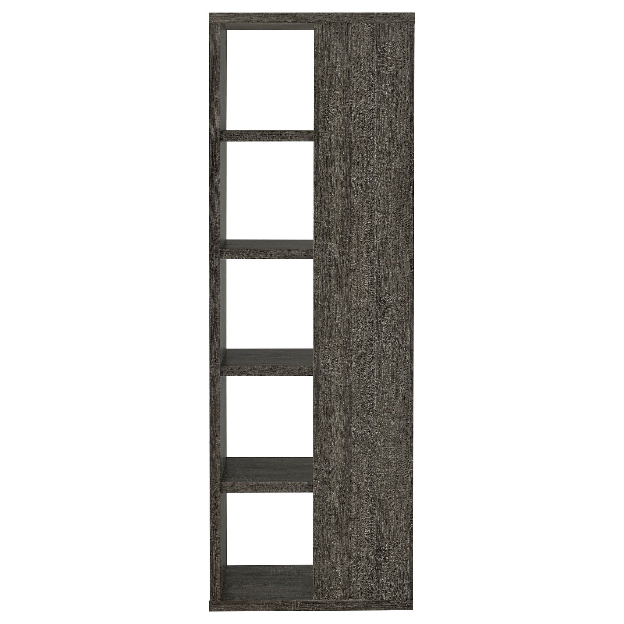 5 Shelf Bookcase - Gray