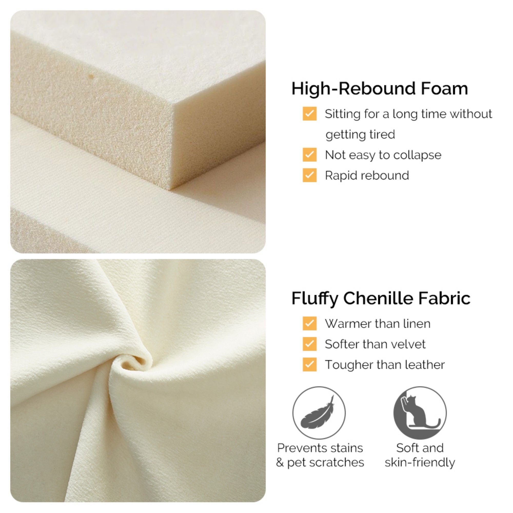 Modern Luxury Oversized Modular Sectional Sofa Set